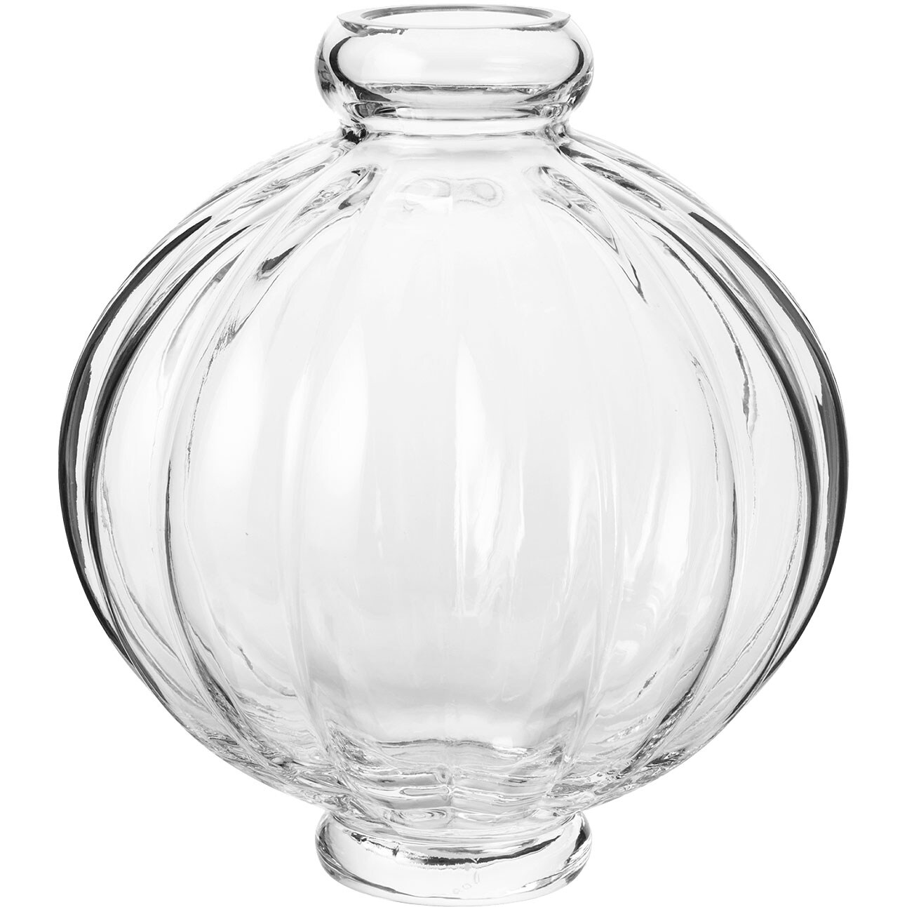 Louise Roe Balloon 01 Vas 25 Cm - Vaser Munblåst Glas Klar