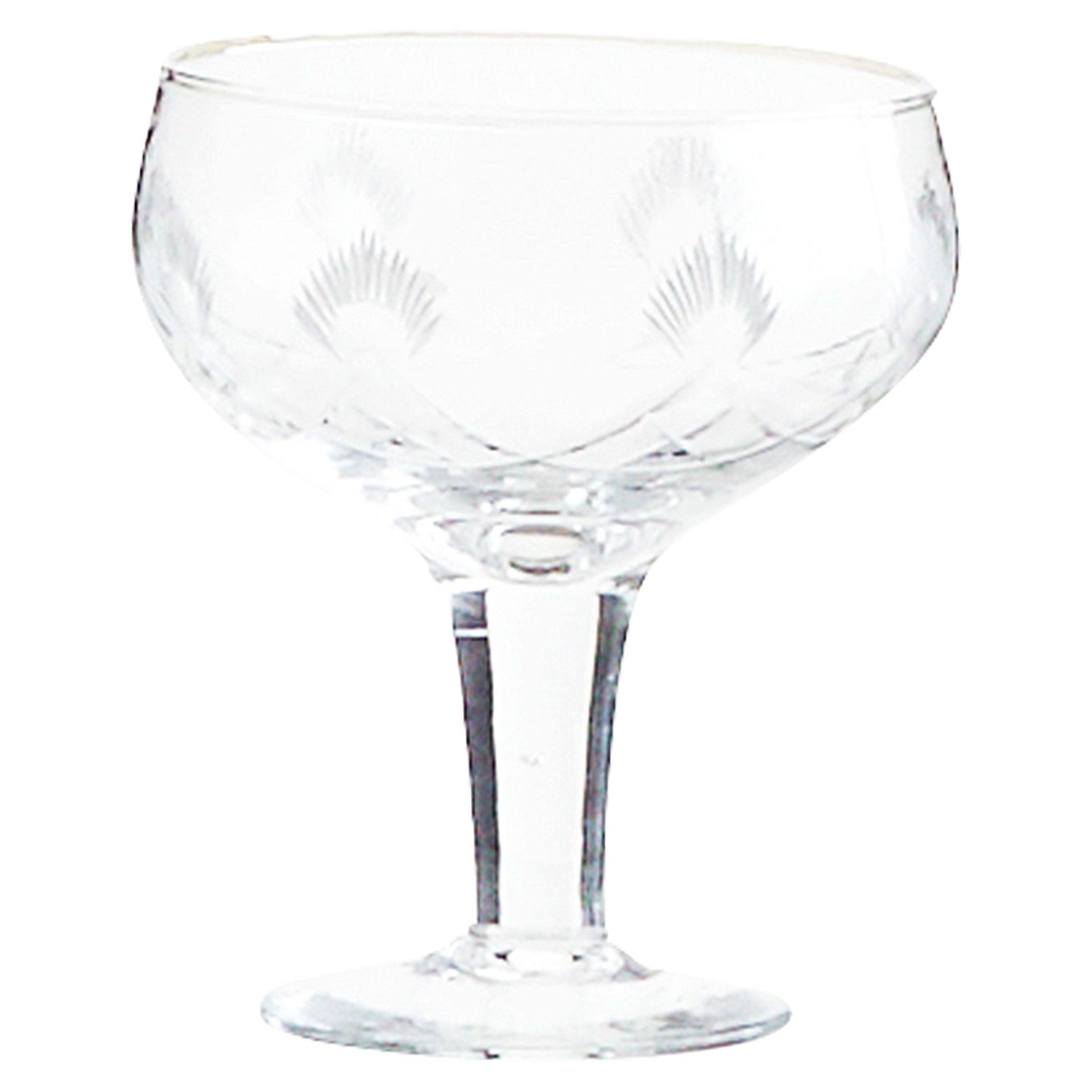 Cocktailglas Med Skärning, 10 cl