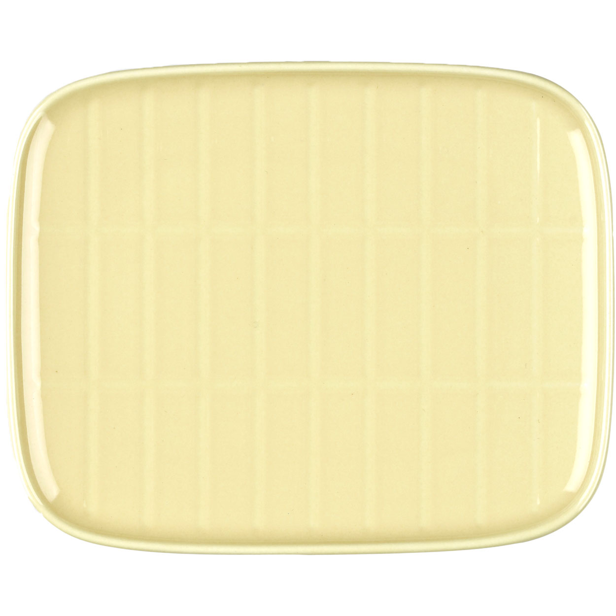 Oiva/Tiiliskivi Tallrik 12x15 cm, Butter Yellow