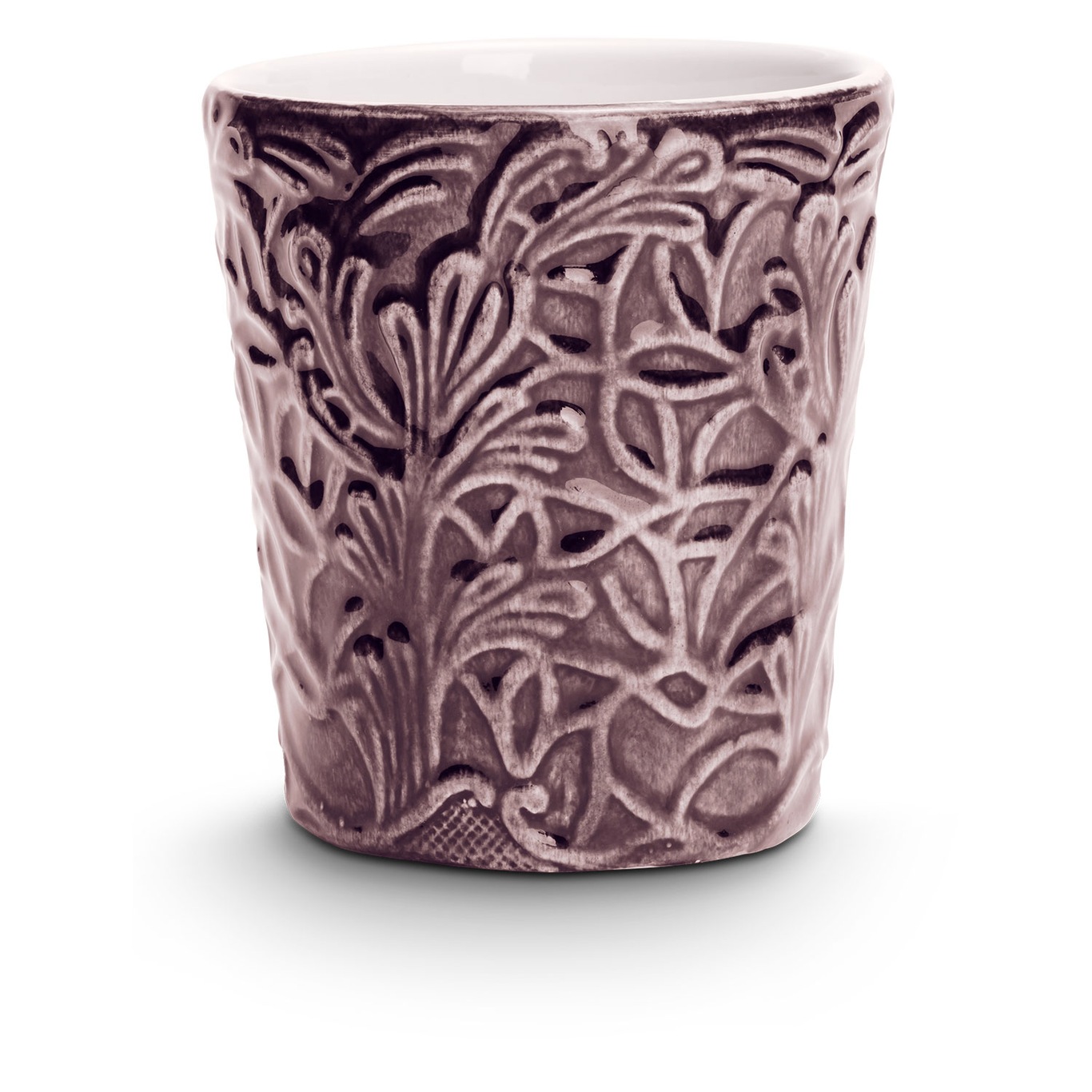 Lace Mugg 30 cl, Plommon