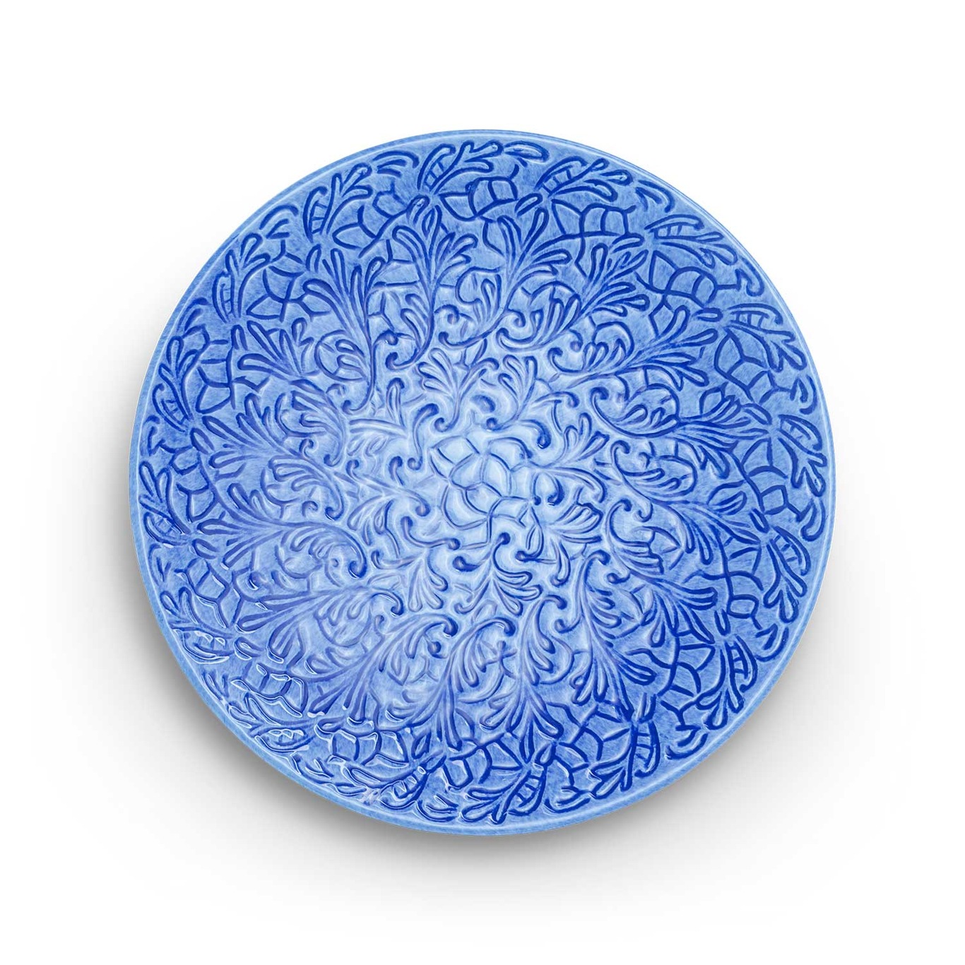 Lace Tallrik 20 cm, Ljusblå