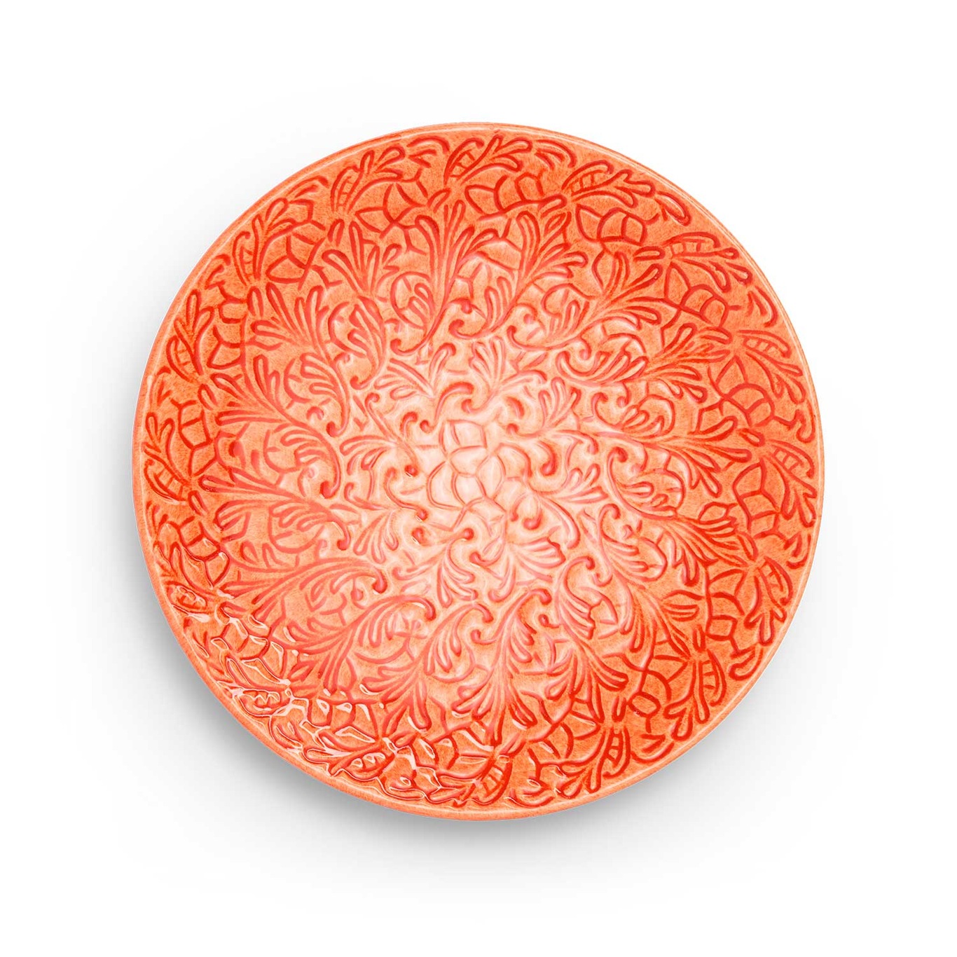 Lace Tallrik 20 cm, Orange