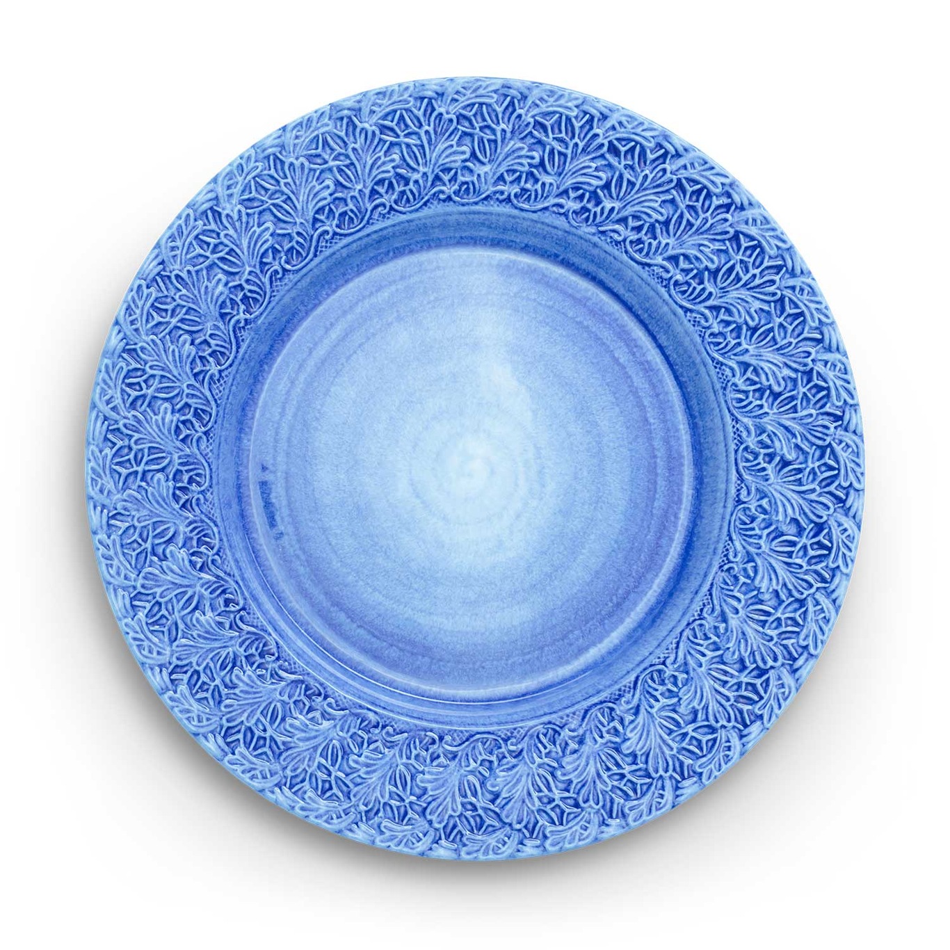 Lace Tallrik 32 cm, Ljusblå