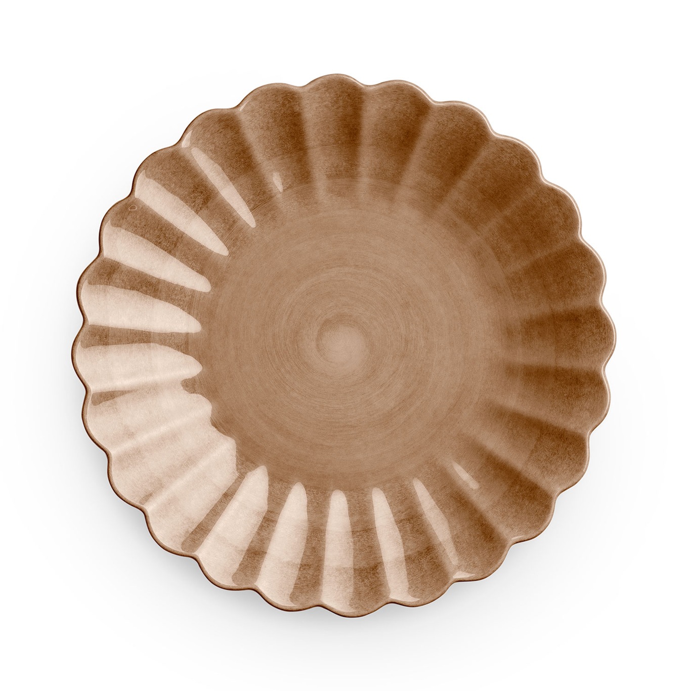 Oyster Tallrik, Cinnamon, 20 cm