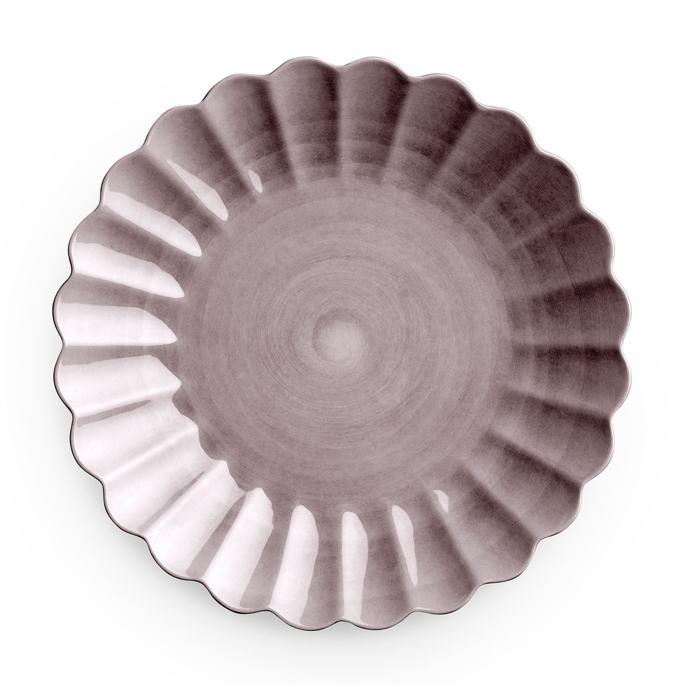 Oyster Tallrik, Plommon, 28 cm