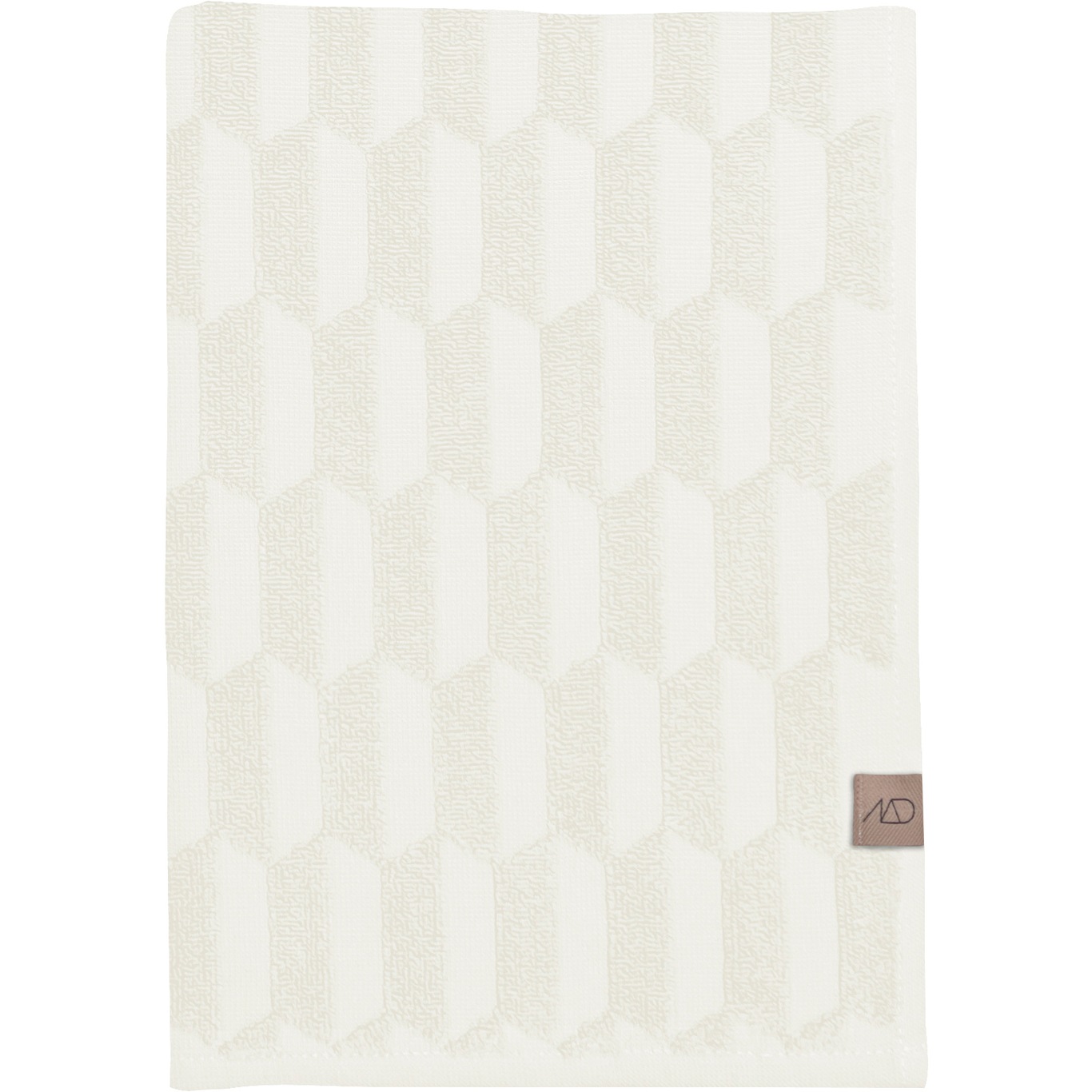 Geo Handduk Off-white, 70x133 cm