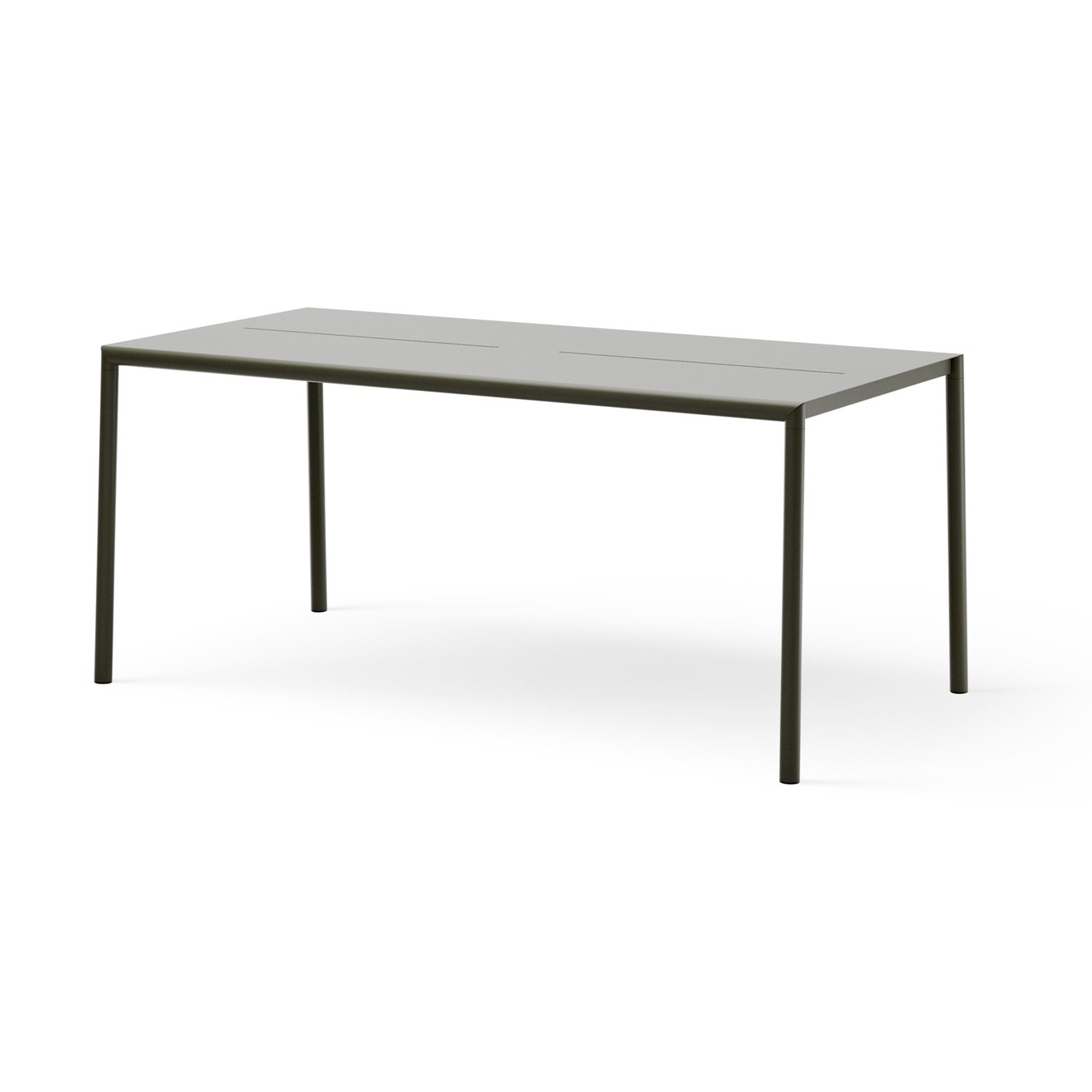 May Table 170x85, Outdoor, Steel, Dark Green