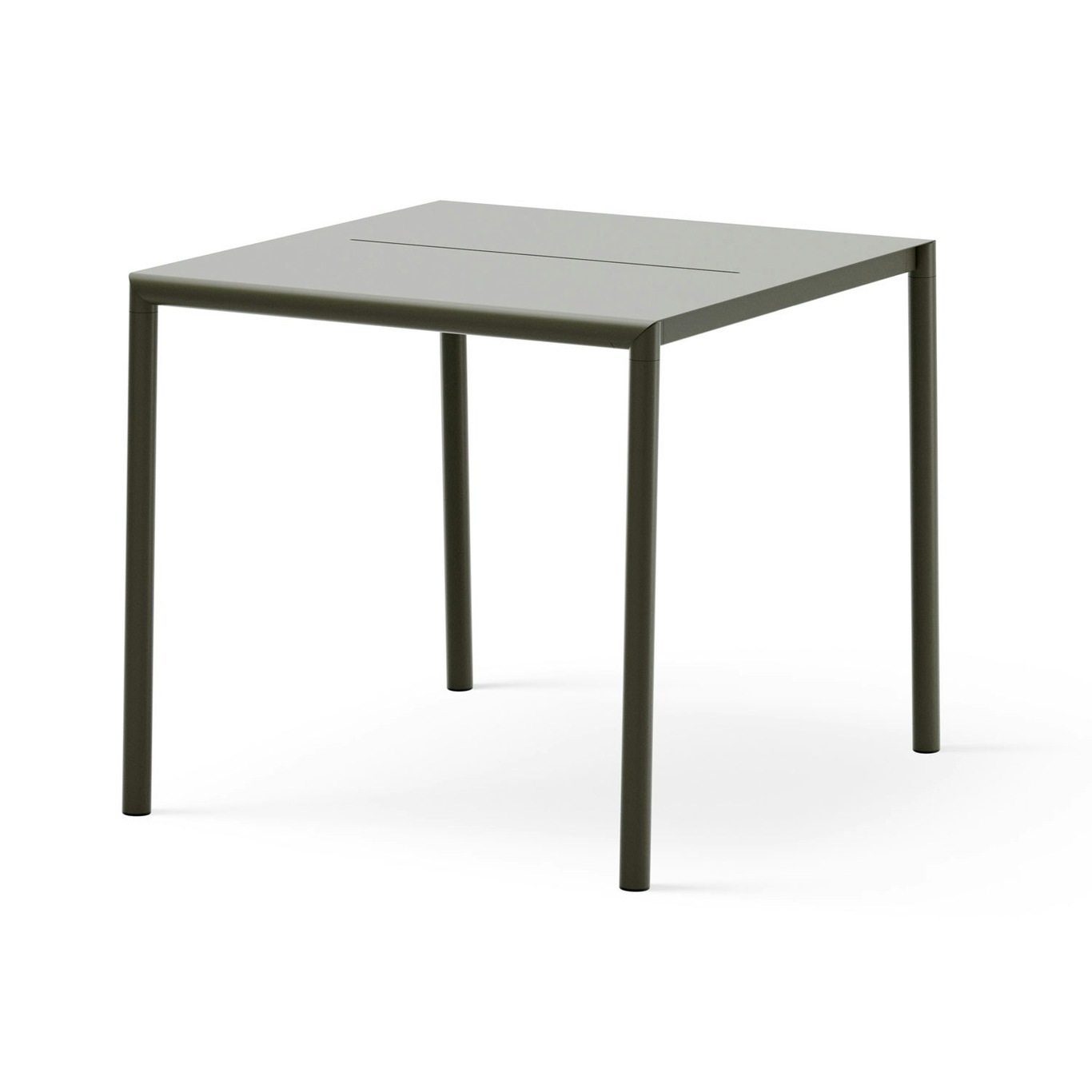 May Table 85x85, Outdoor, Steel, Dark Green