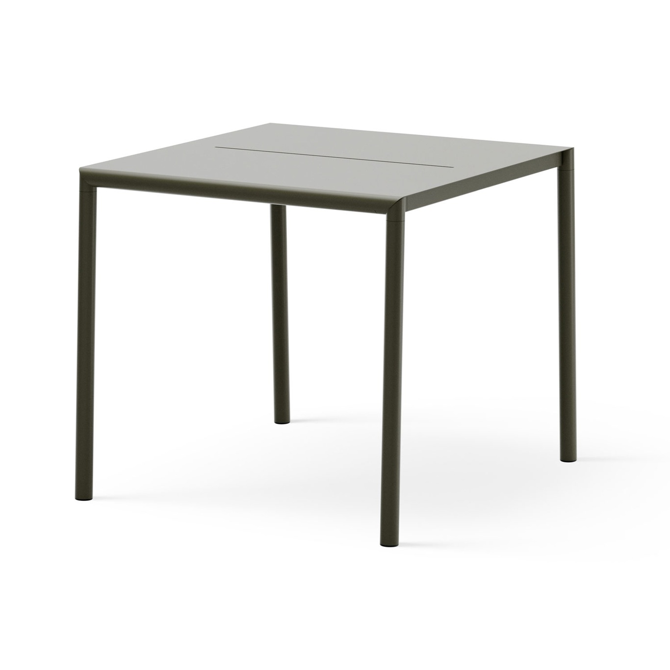 May Table 85x85, Outdoor, Steel, Dark Green