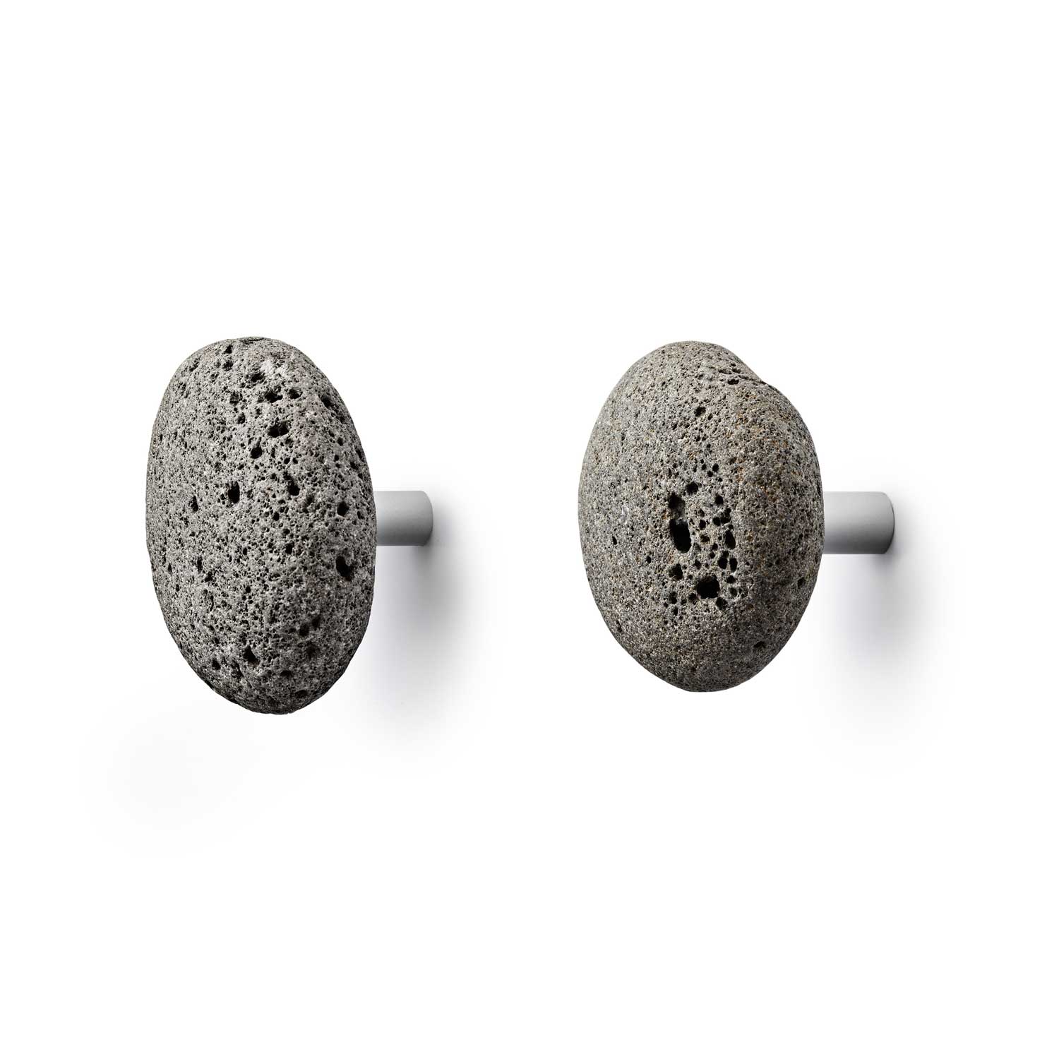 Normann Copenhagen Stone Knager 2-Pack 12,5 cm, Grå