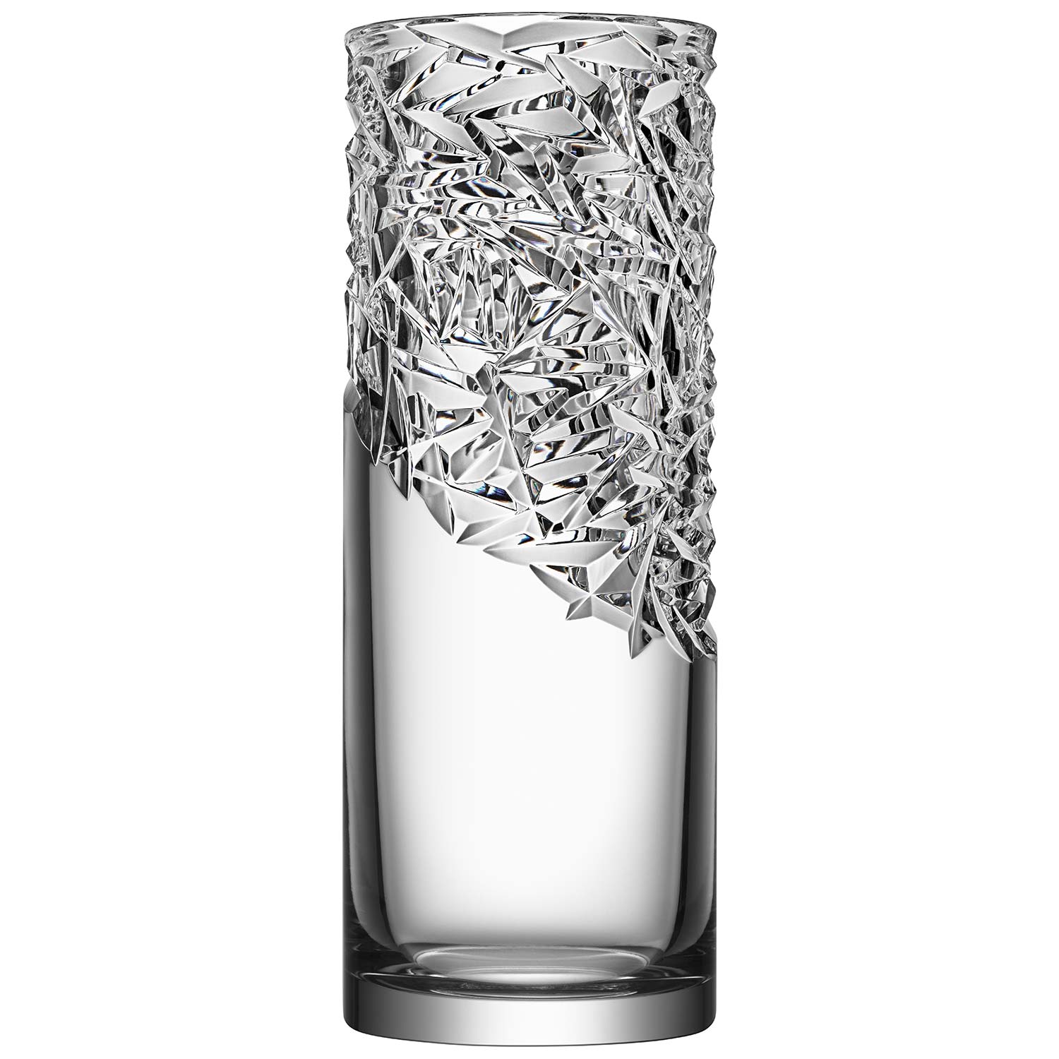 Orrefors Carat Vas 37 Cm High Cut - Vaser Glas Klar