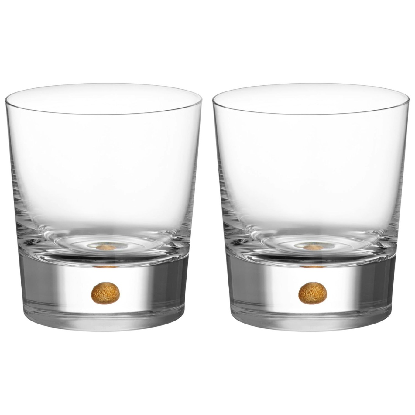 Intermezzo Whiskeyglas Double old fashioned 2-pack 40 cl, Guld