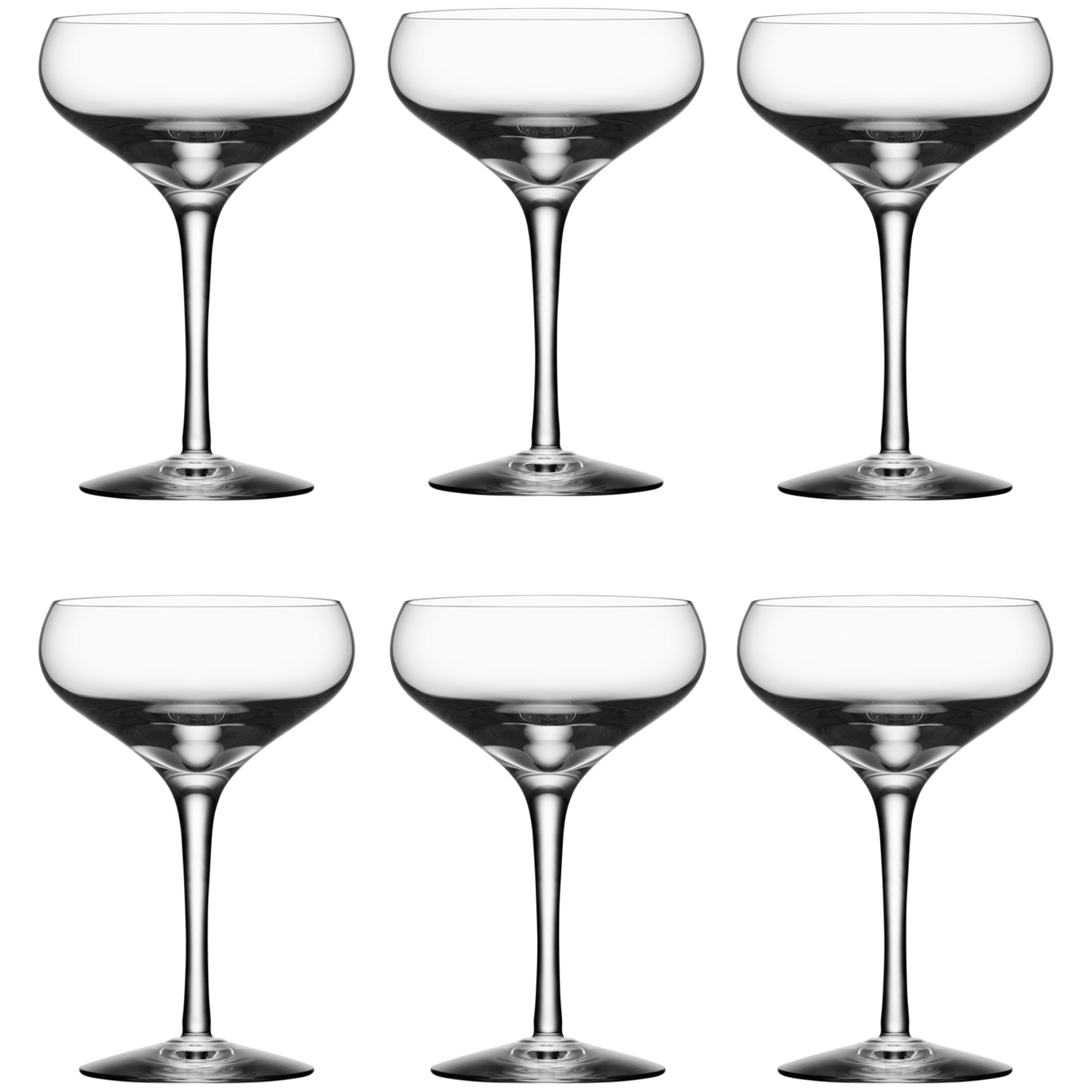 More Coupe Champagneglas 21 cl, 6-pack