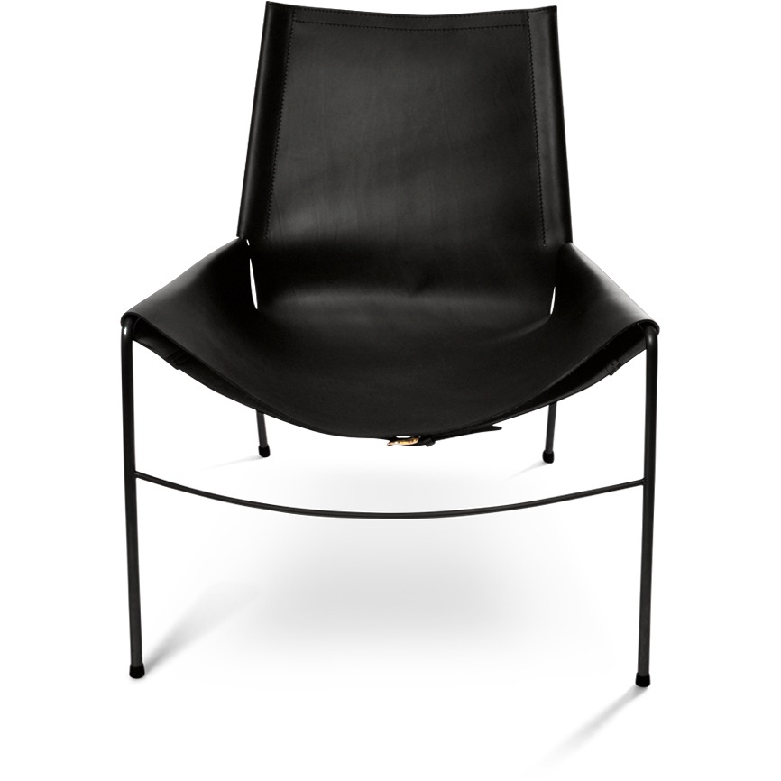 November Chair Black Frame, Leather, Black