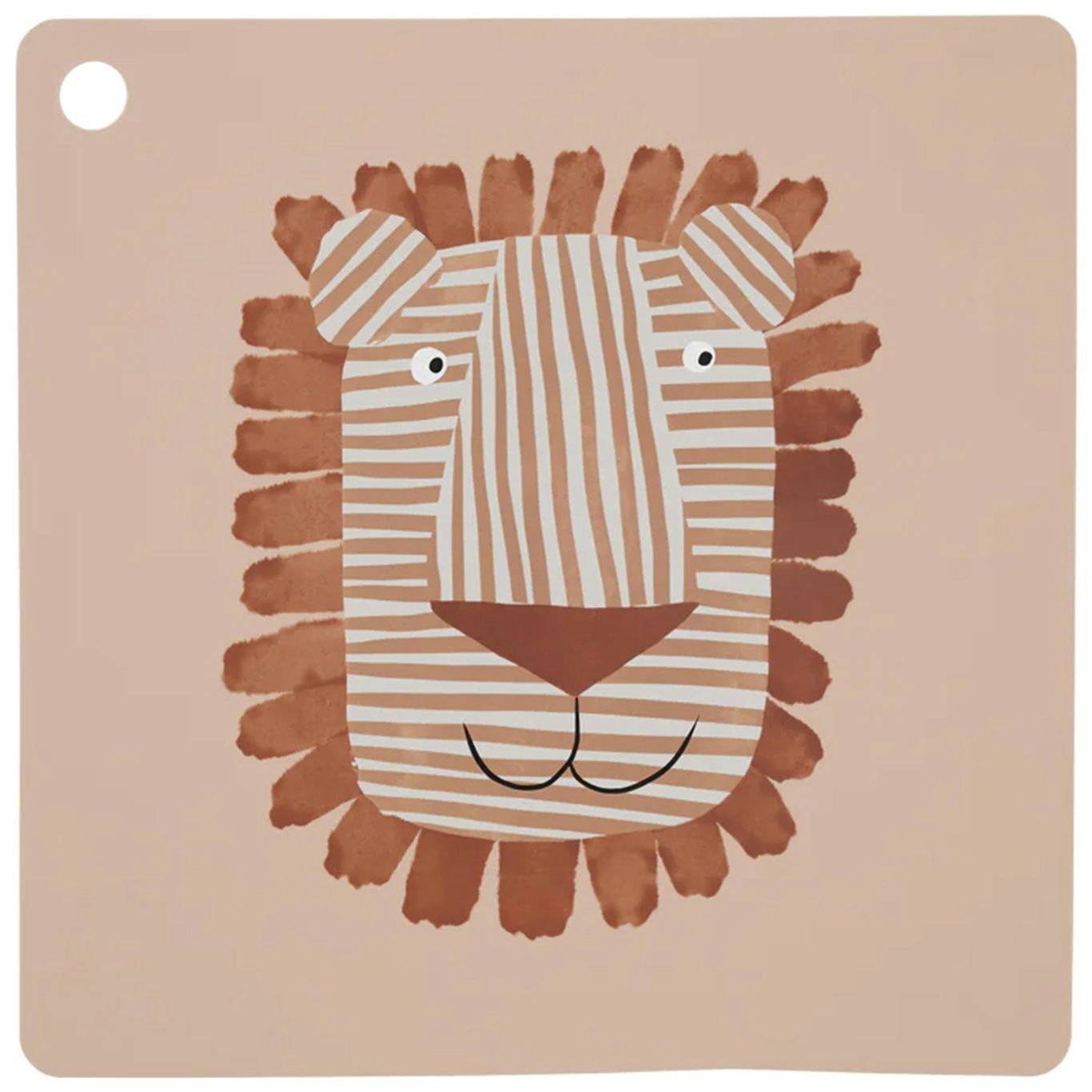 Placemat Lobo Lion Bordstablett Silikon 38x38 cm