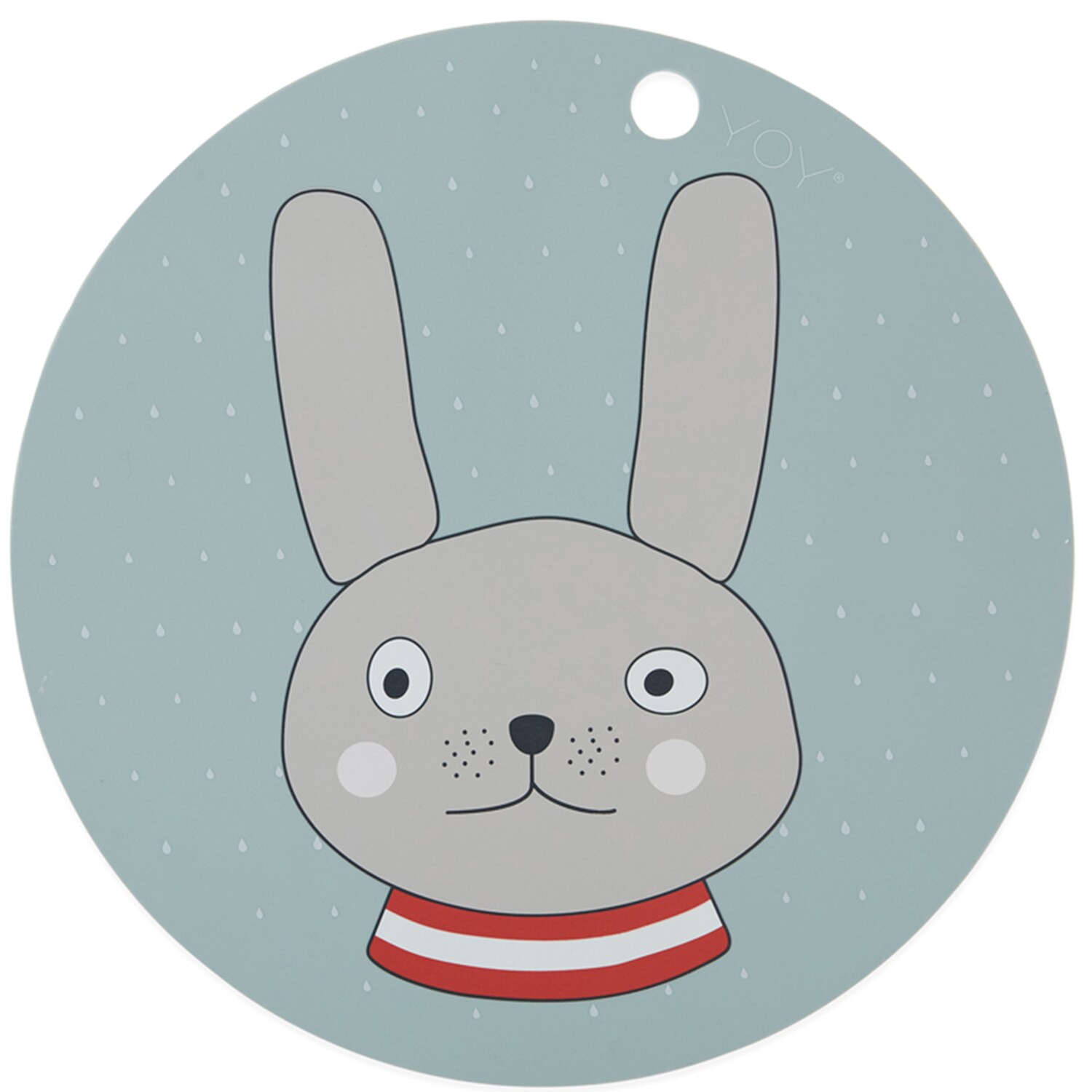 Oyoy Rabbit Bordstablett - Bordstabletter & Glasunderlägg Silikon Mint