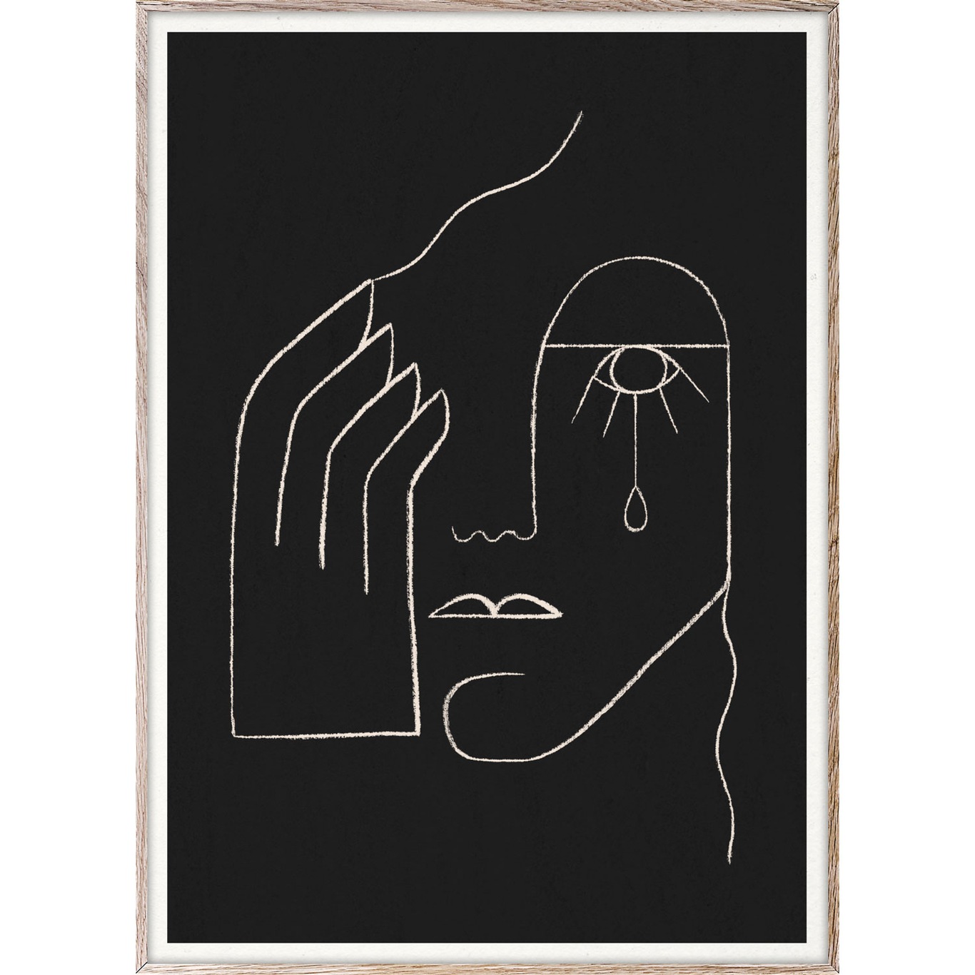 Single Tear Poster, 50x70 cm