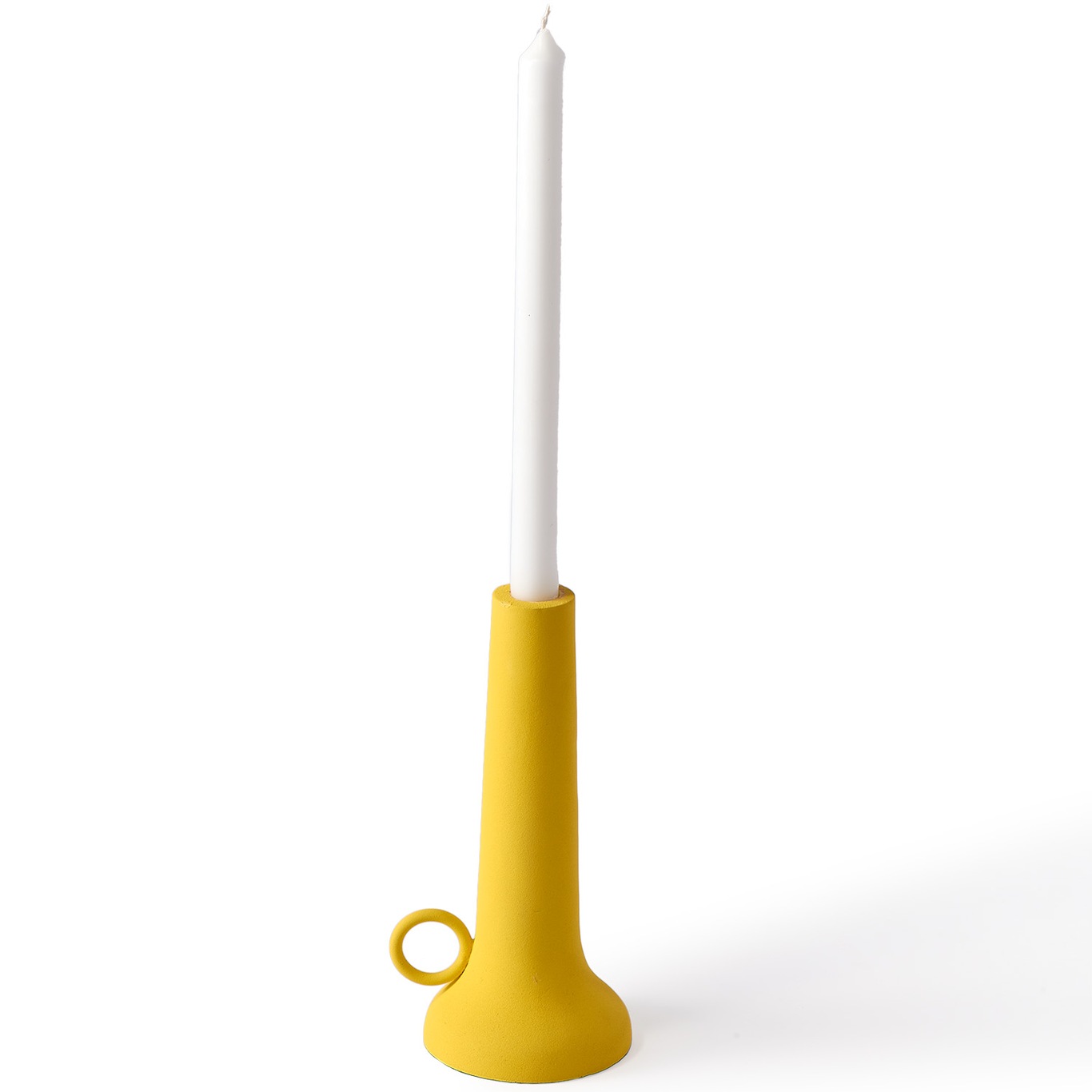 Candle Holder Spartan Yellow S