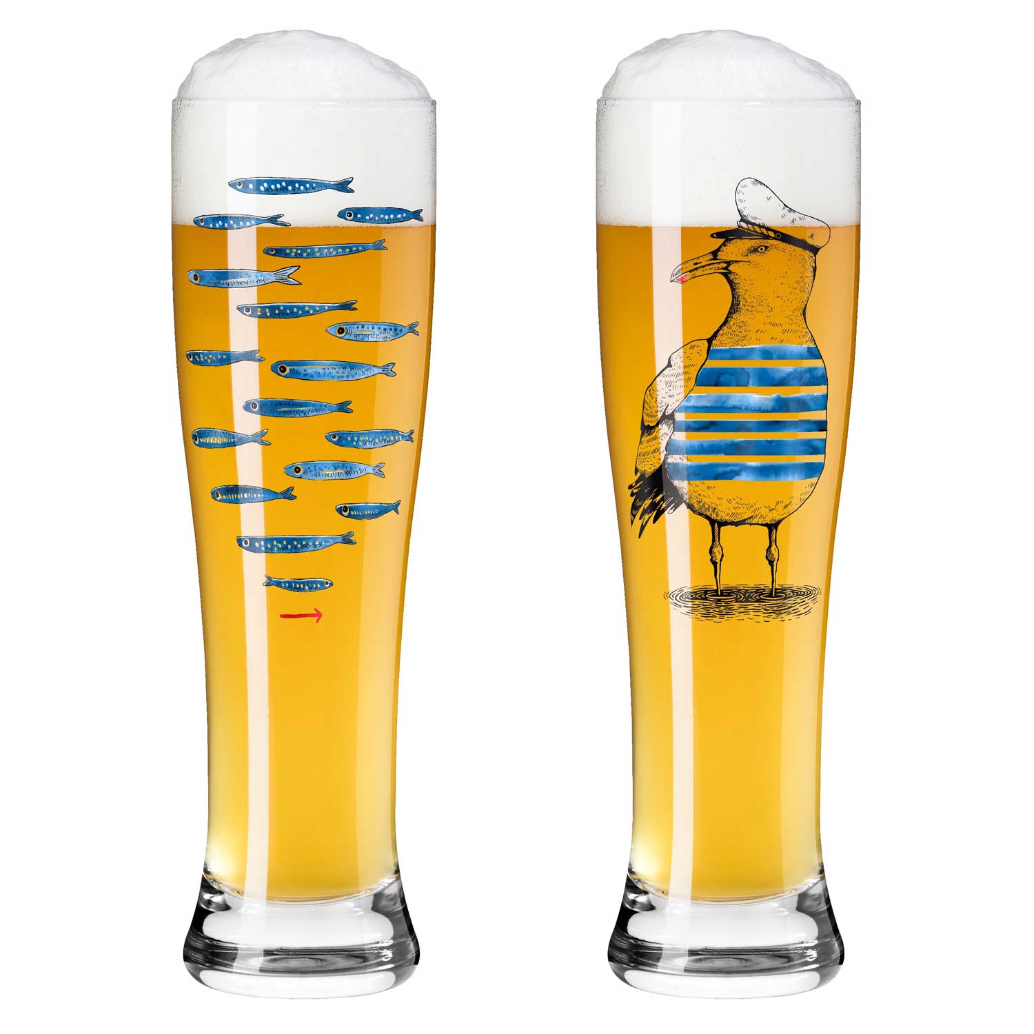 Ritzenhoff Brauchzeit Öl 2-pack #13 & 14 - Ölglas Glas Klar