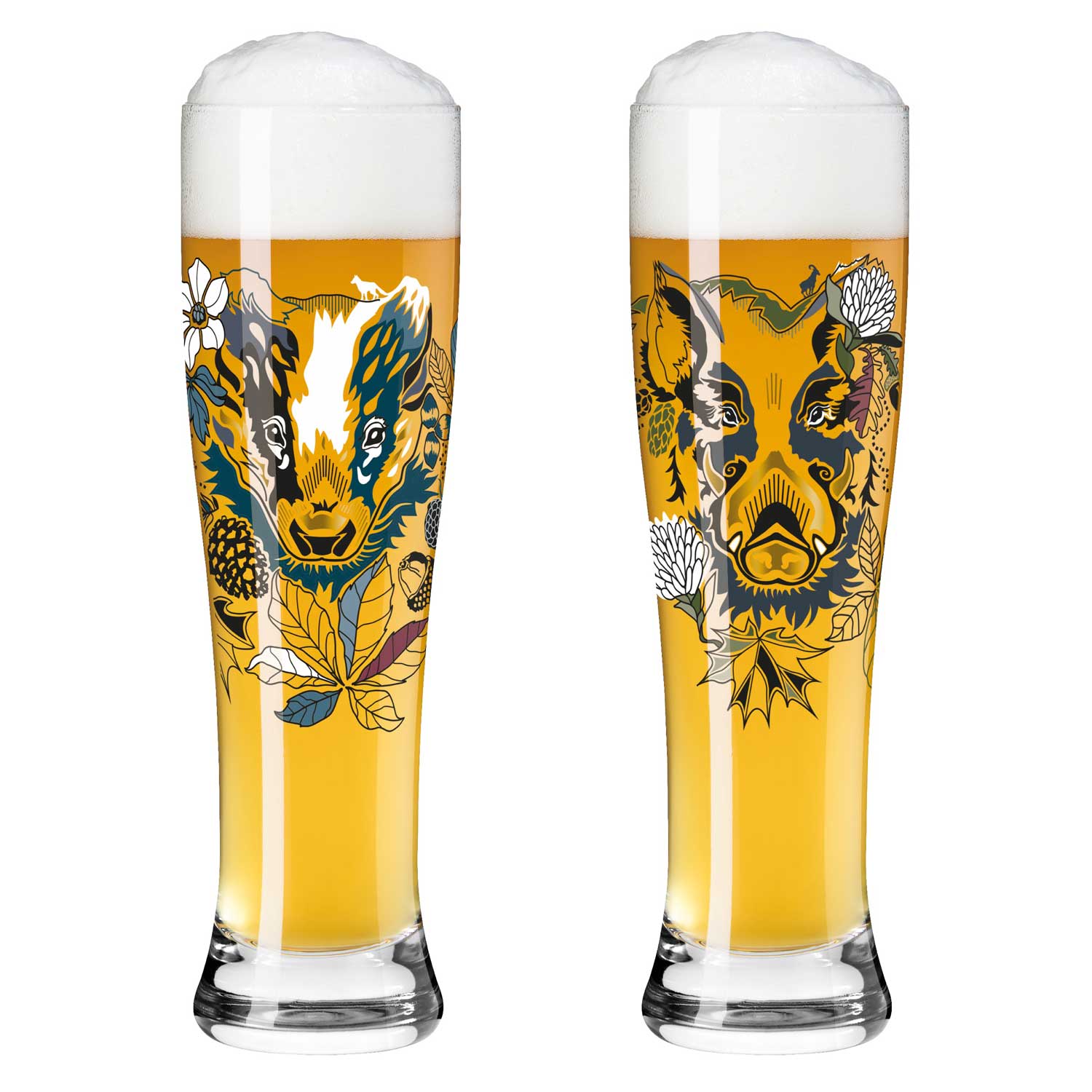 Ritzenhoff Brauchzeit Öl 2-pack #7 & 8 - Ölglas Glas Klar