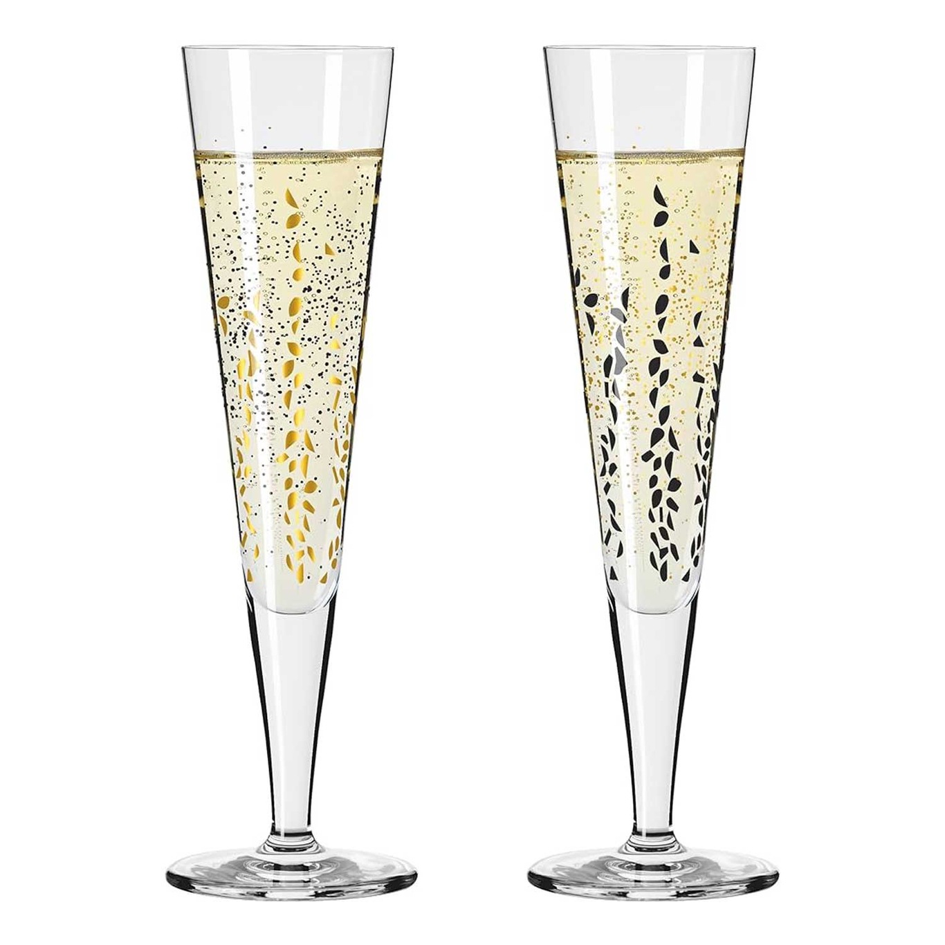 Goldnacht Champagneglas 2-pack, H22