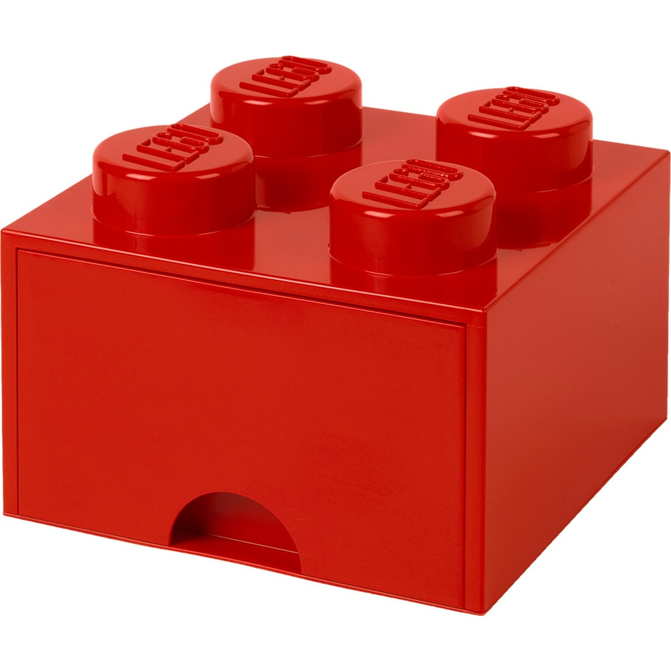 LEGO® Förvaring Med Låda 4 Knoppar, Röd