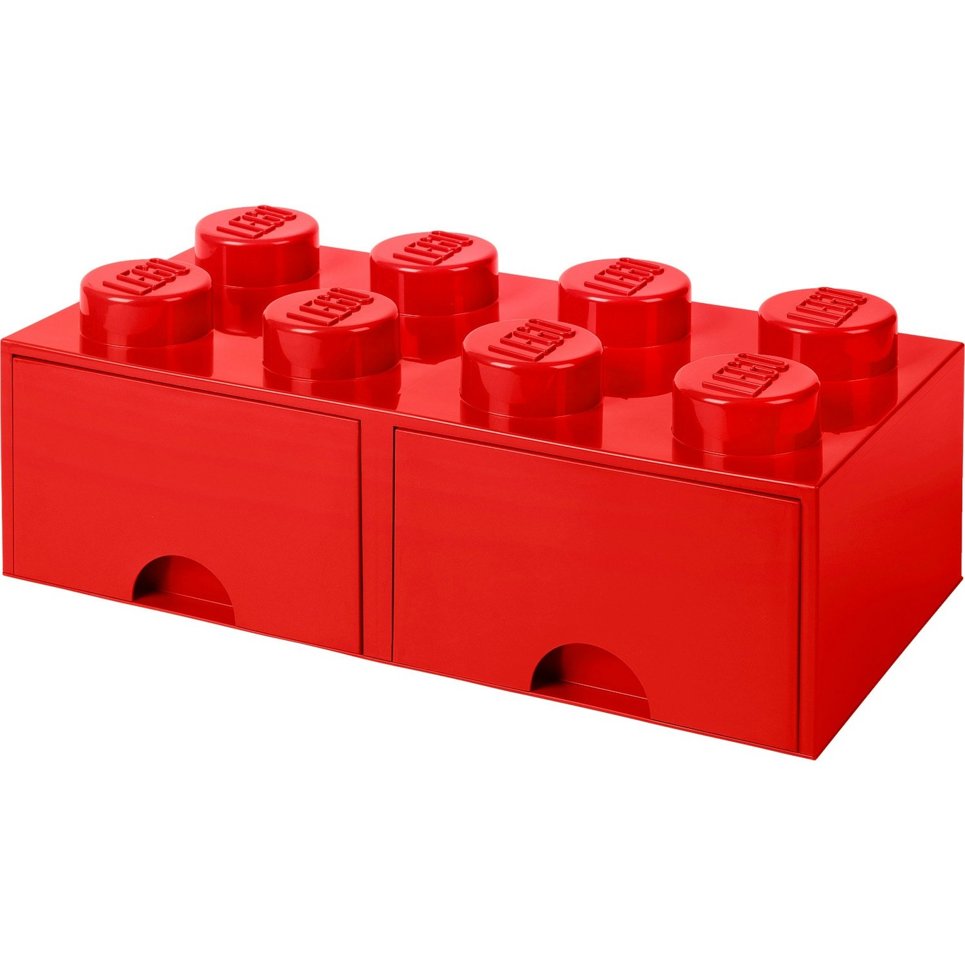 LEGO® Förvaring Med 2 Lådor 8 Knoppar, Röd