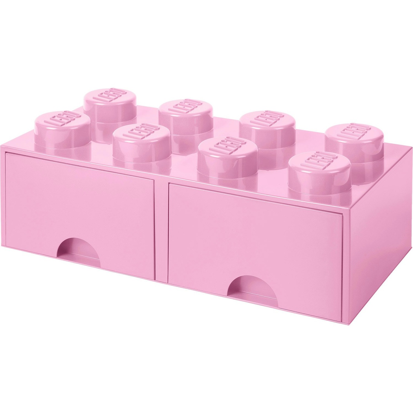 LEGO® Förvaring Med 2 Lådor 8 Knoppar, Ljuslila
