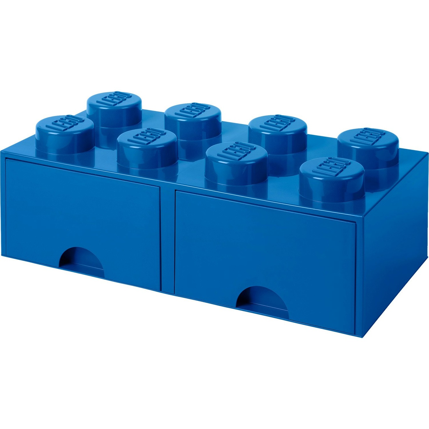 LEGO® Förvaring Med 2 Lådor 8 Knoppar, Blå