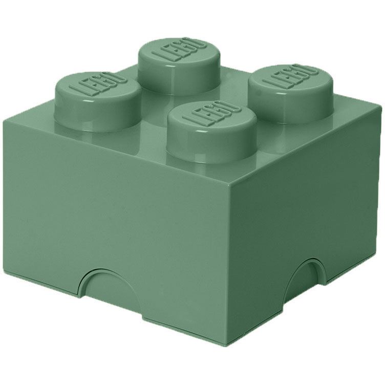 LEGO® Förvaringslåda 4 Knoppar, Sand Green