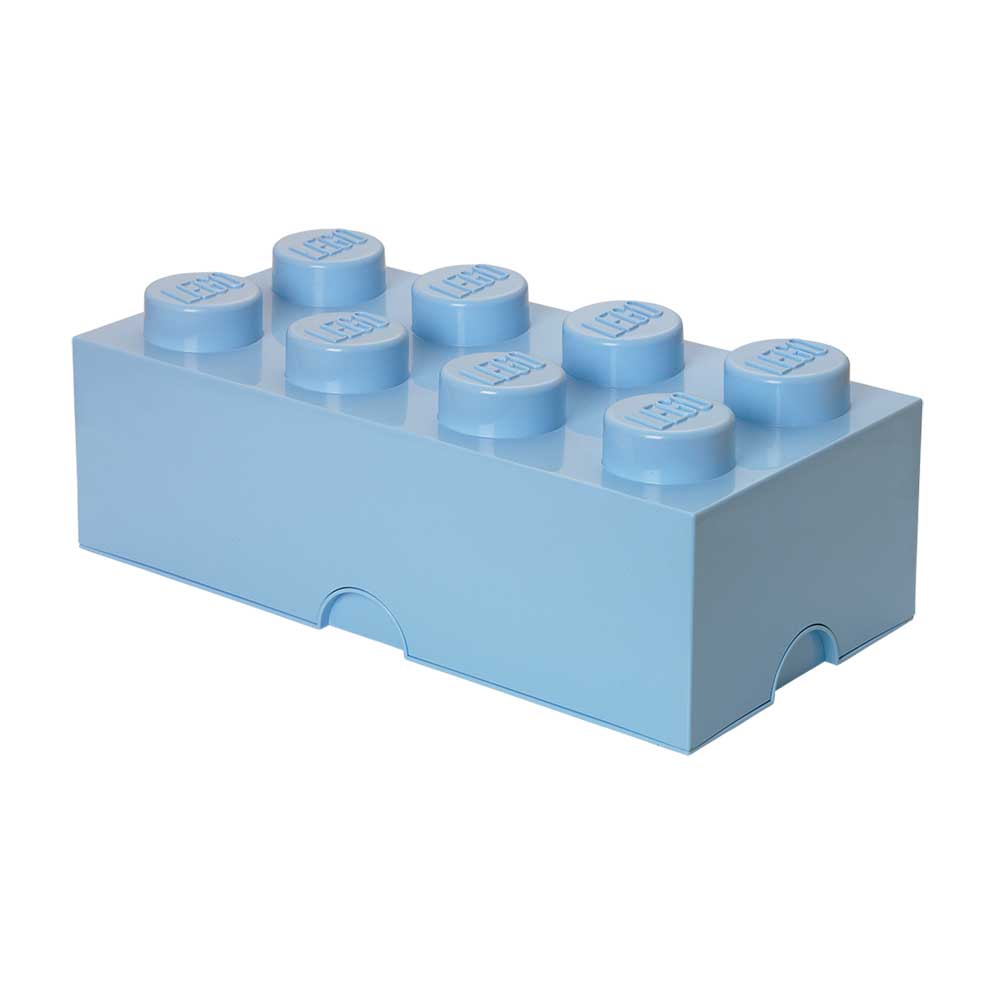 LEGO® Förvaringslåda 8 Knoppar, Light Royal Blue