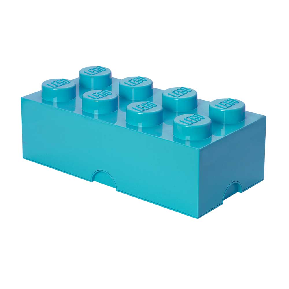 LEGO® Förvaringslåda 8 Knoppar, Medium Azur