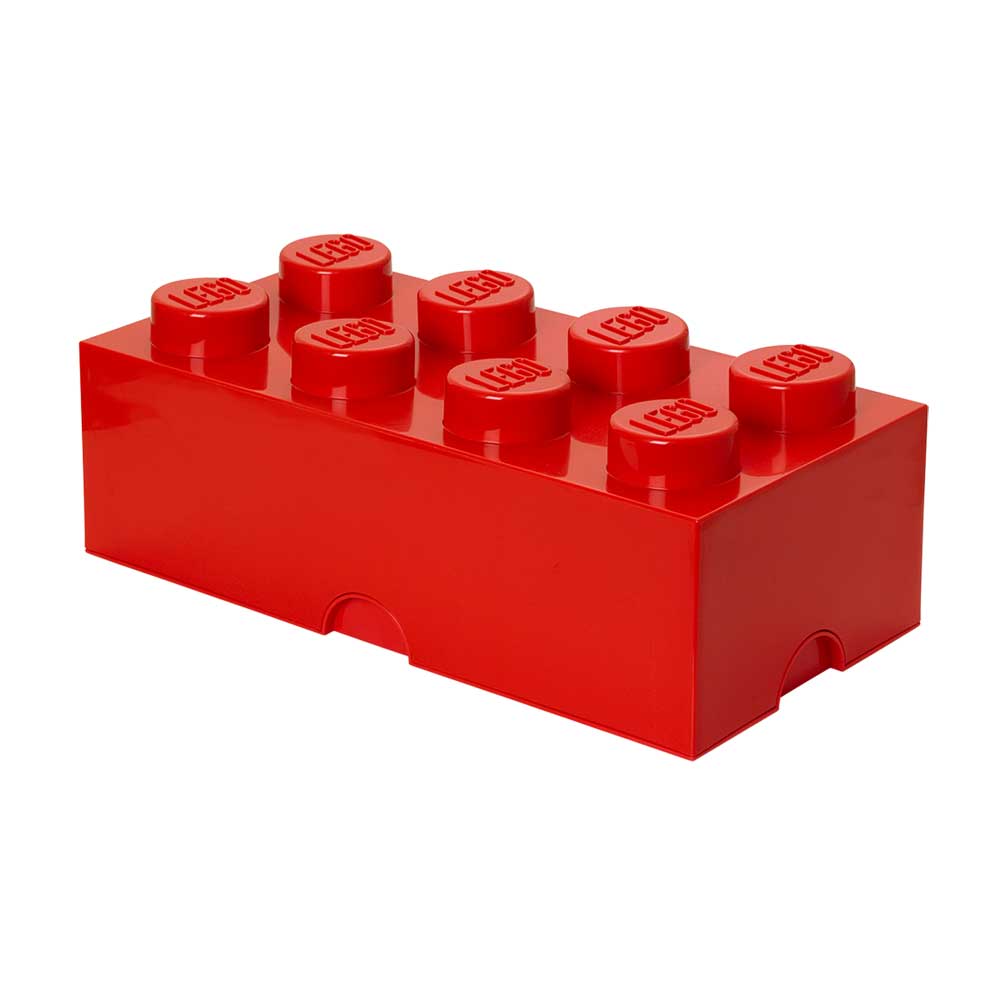 LEGO® Förvaringslåda 8 Knoppar, Klarröd