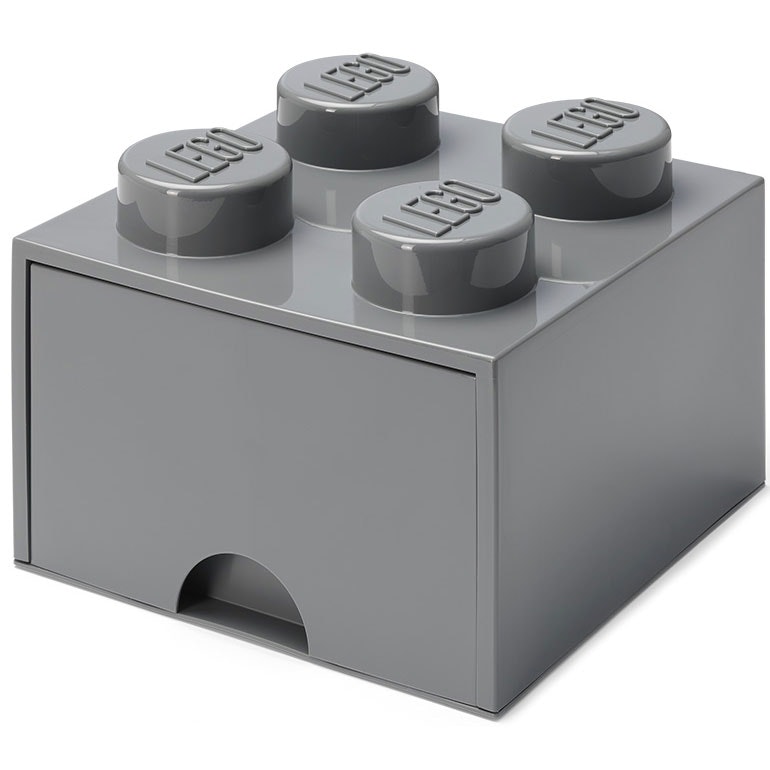 Room Copenhagen Lego® Låda 4 Knoppar - Småförvaring barn Polypropen Svart
