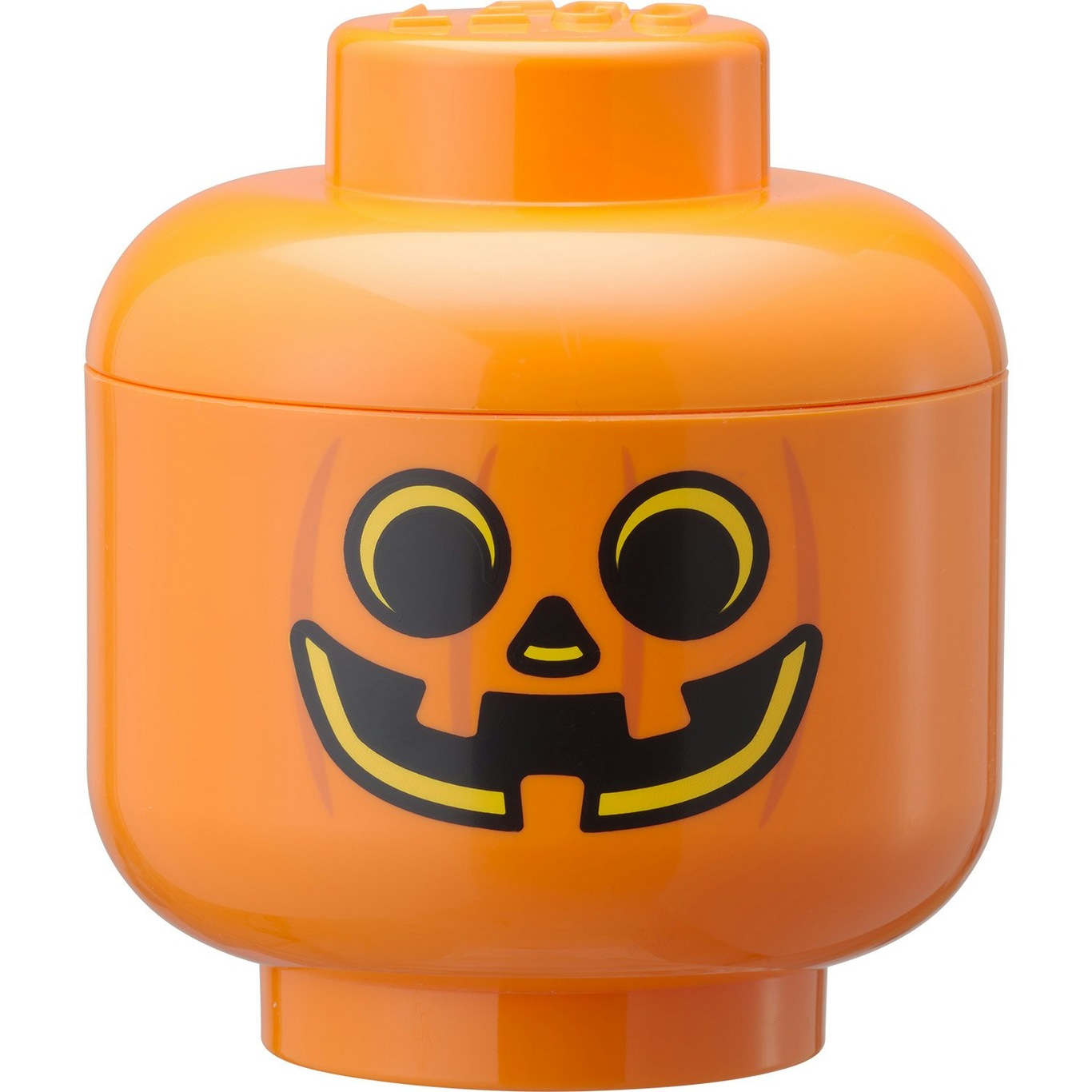 LEGO® Förvaringslåda Huvud Small, Pumpkin