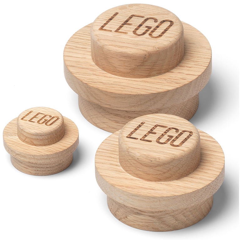 LEGO® Väggkrok 3-pack, Såpad Ek