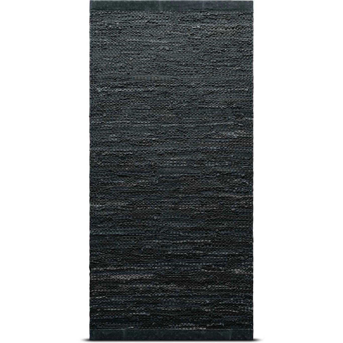 Leather Matta 65x135 cm, Mörkgrå
