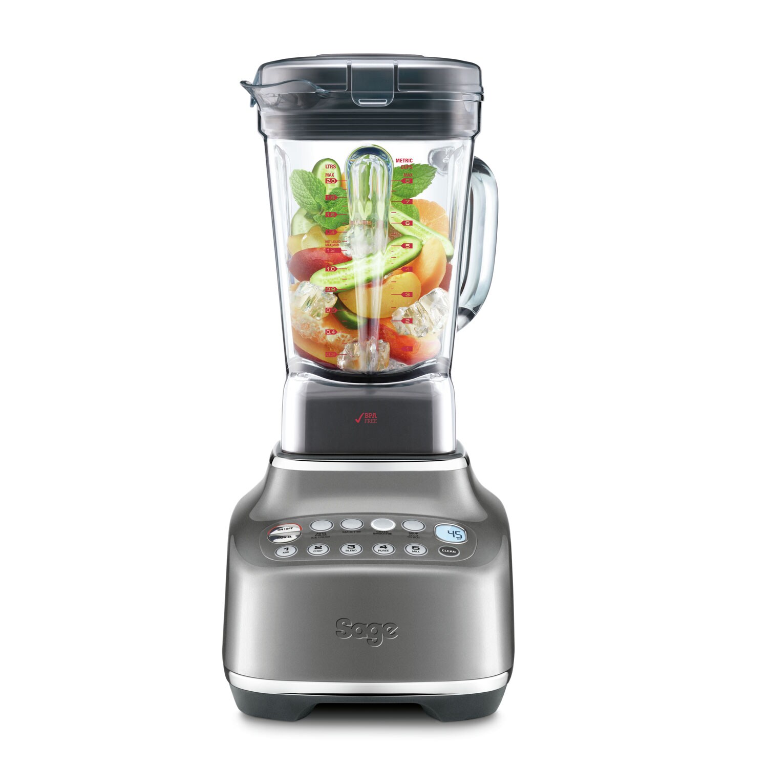 Sage The Q Blender - Mixers & Blenders Plast Smoked Hickory