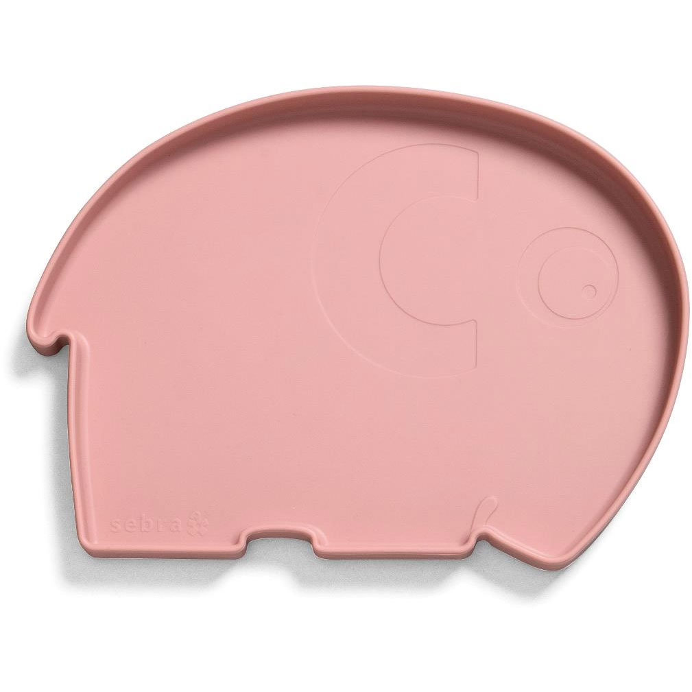 Fanto The Elephant Silikontallrik, Blossom Pink