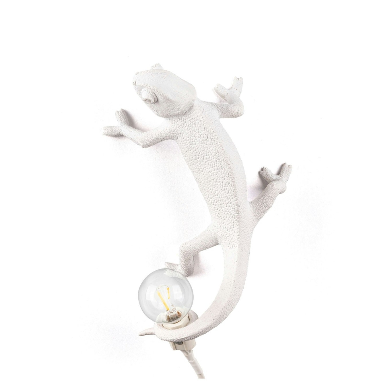 Chameleon Lamp Going Up Vägglampa, Vit