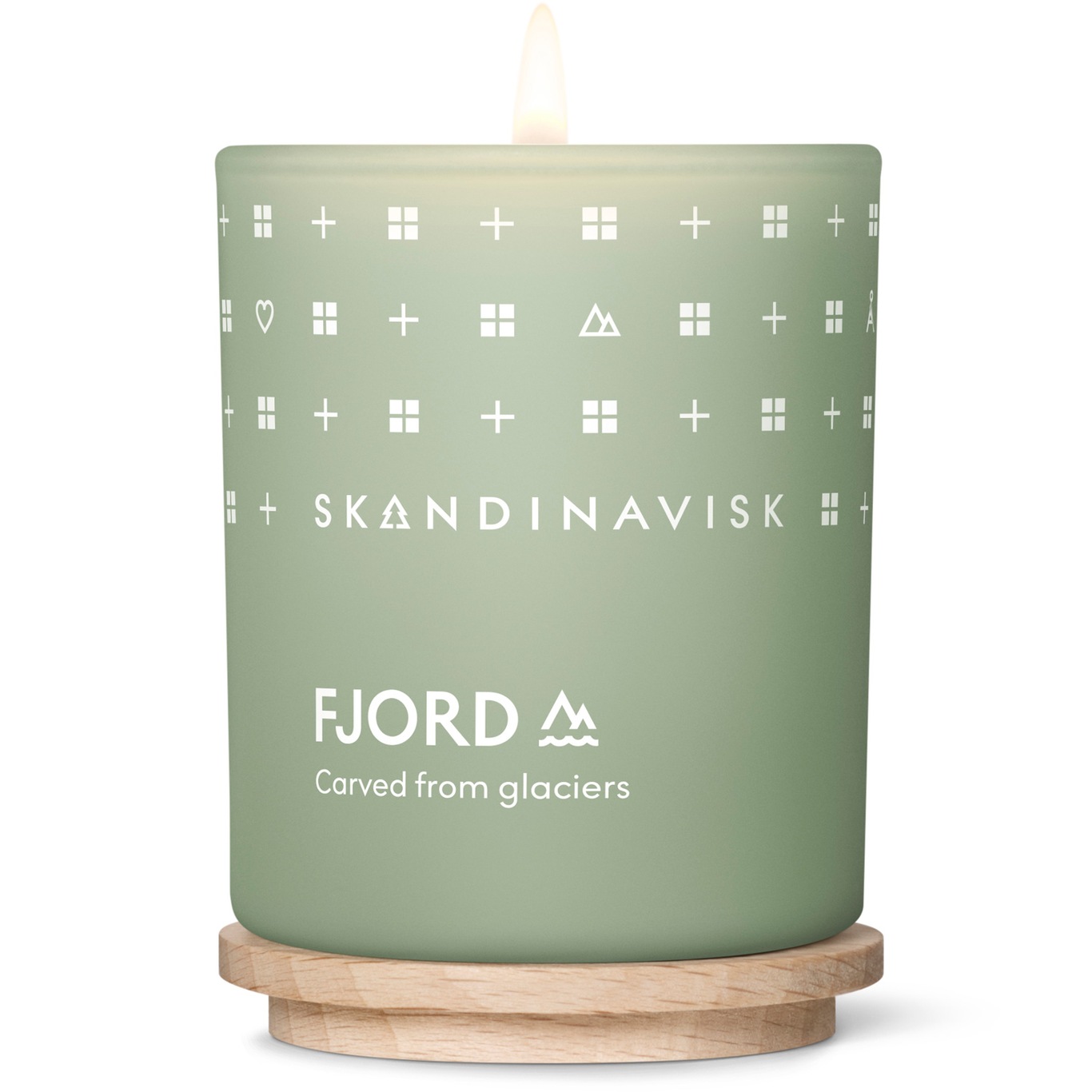 FJORD Scented Candle with Lid Doftljus Ljusgrön S
