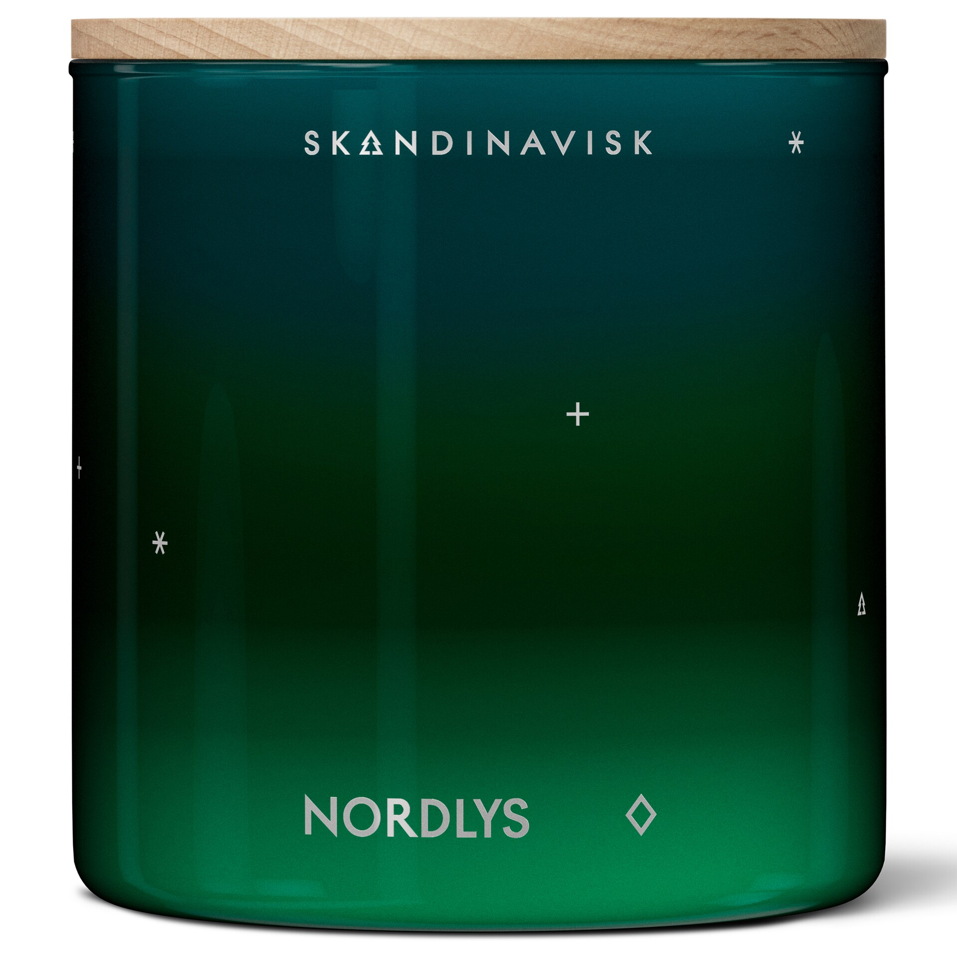 Skandinavisk Nordlys Doftljus 400g - Doftljus Glas