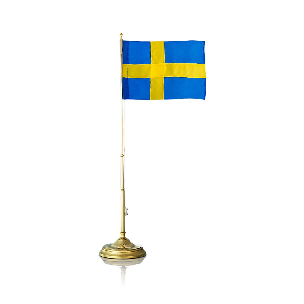 Skultuna Flaggstång 40 Cm - Dekorativa Accessoarer Mässing Blå