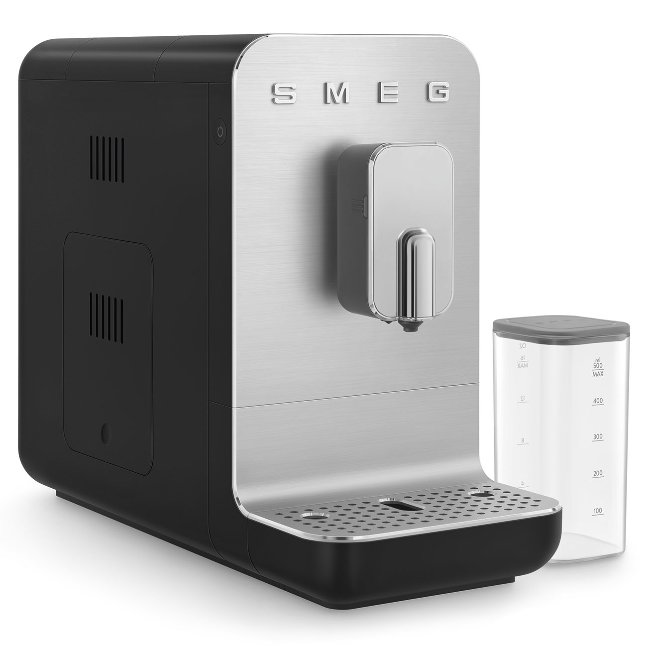 Smeg Automatisk Kaffemaskin Med Mjölksystem - Espressomaskiner & Tillbehör Plast Svart