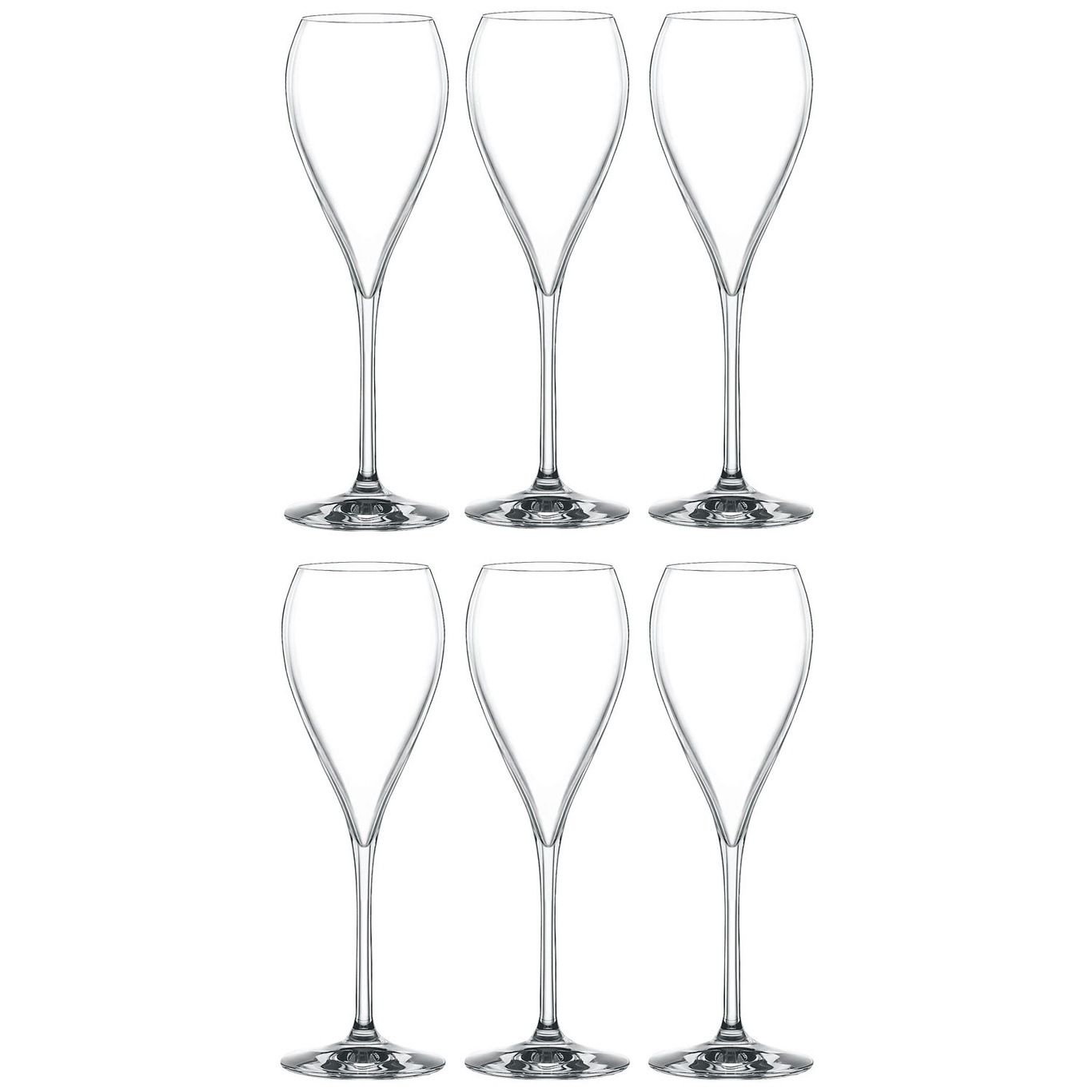 Party Champagneglas 16 cl, 6-Pack