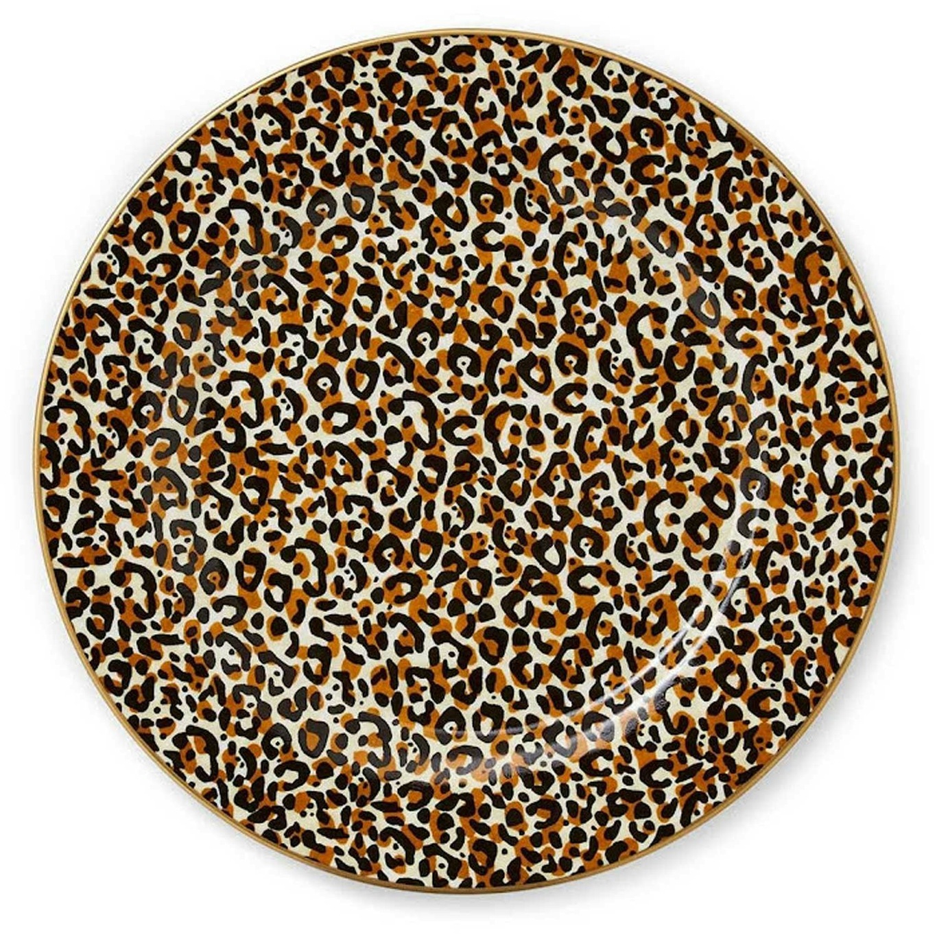 Creatures Of Curiosity Assiett Leopard, 20,5 cm