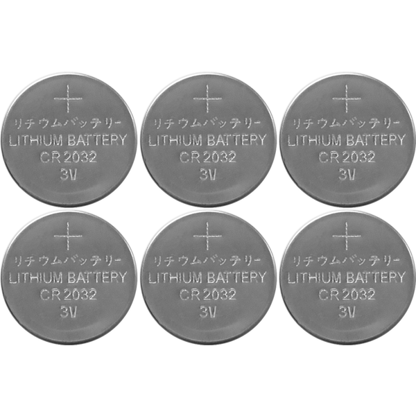 Star Trading Cr2032 Batterier 6-pack - Övriga lamptillbehör Silver