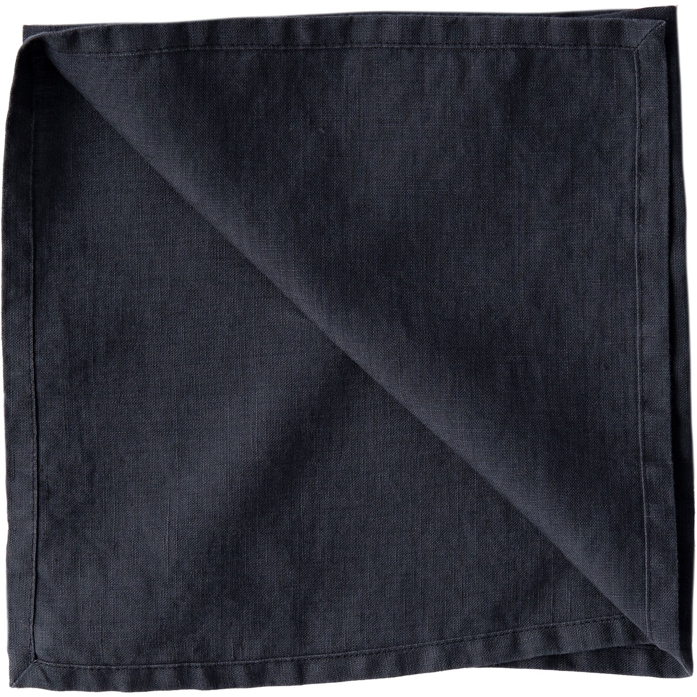 Linen Servett 45x45 cm, Night Blue