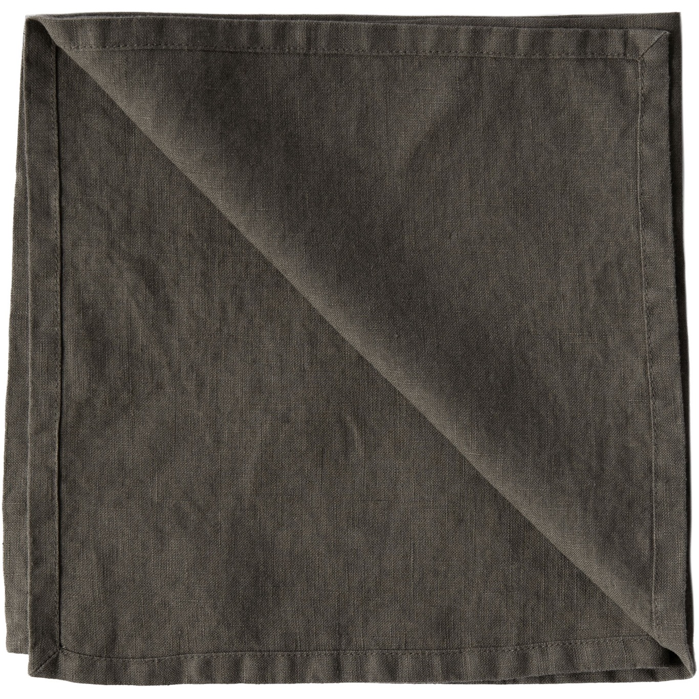 Linen Servett 45x45 cm, Taupe