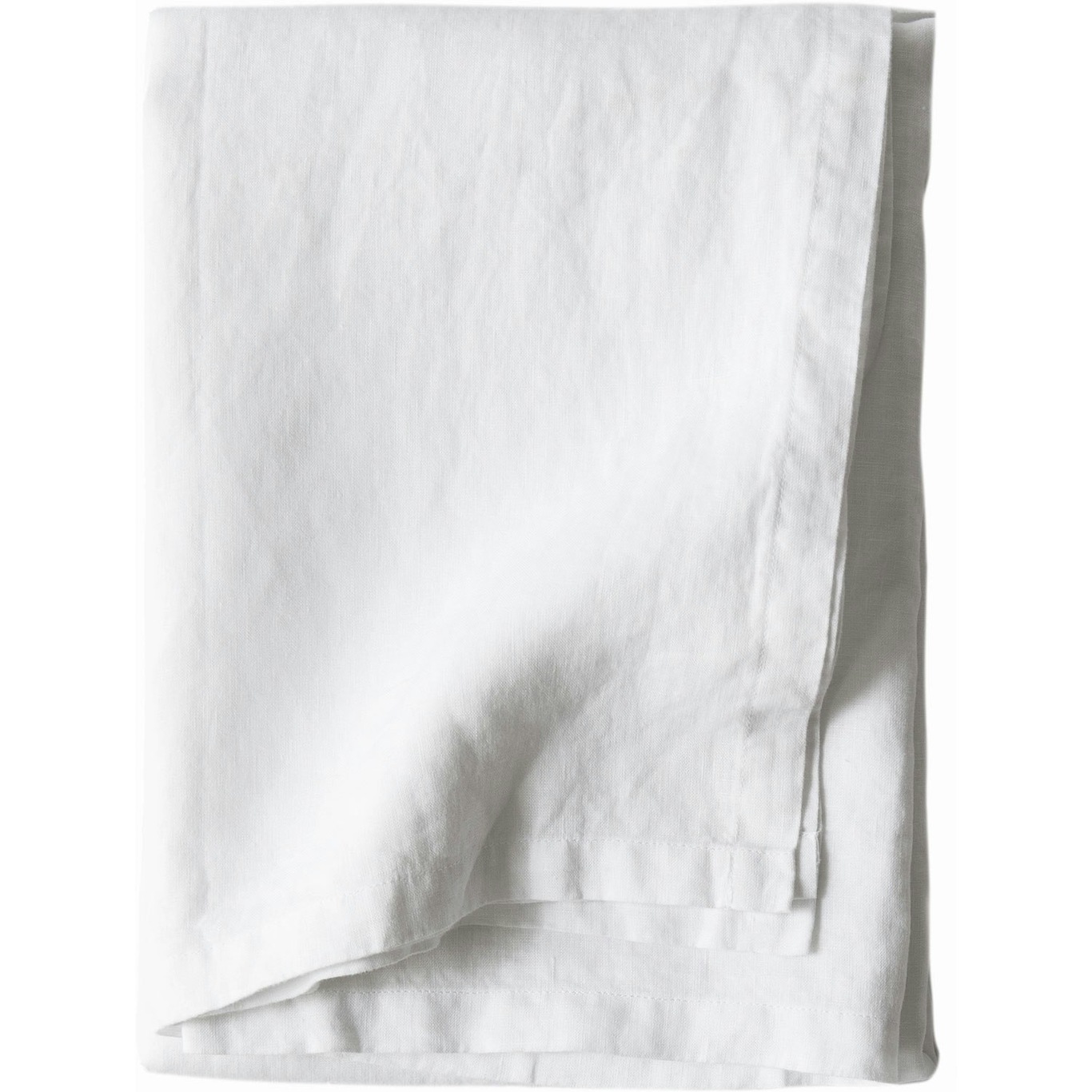 Linen Bordsduk 145x270 cm, Bleached White